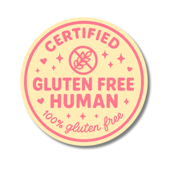 Certified Gluten Free Human Sticker