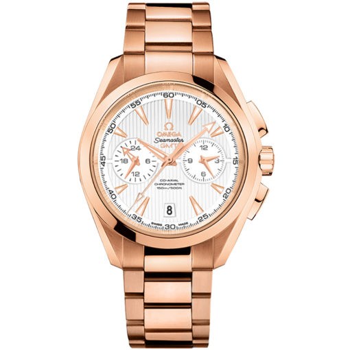 Omega Aqua Terra 150m Co-Axial GMT Chronograph Watch 231.50.43.52.02.001