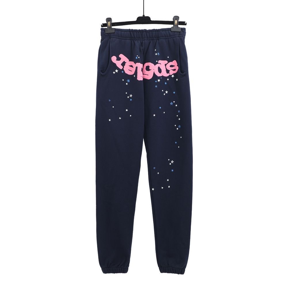 5555 foam printed star sports pants