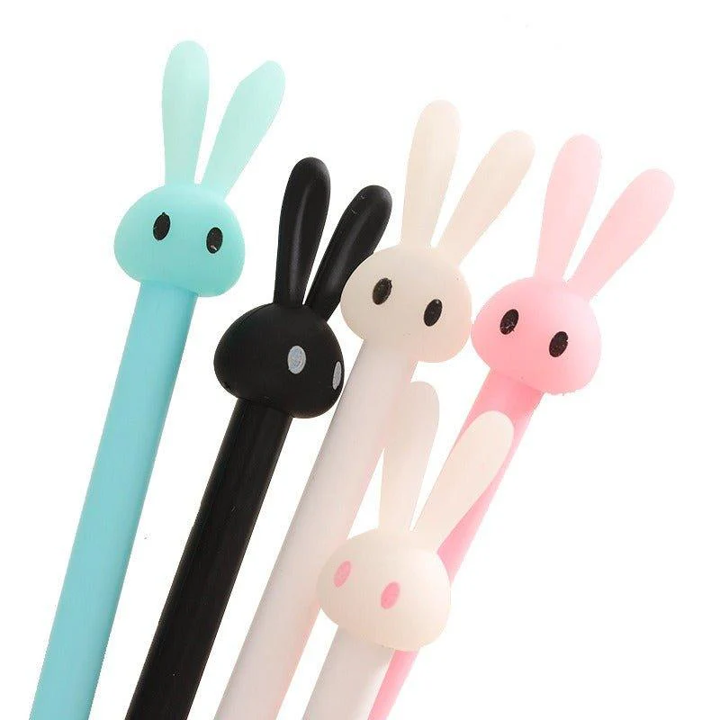 9029 Creative cartoon stationery cute cute rabbit jelly neutral pen black