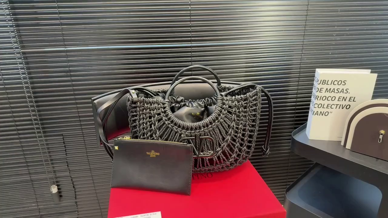 Valentino Straw Handbag