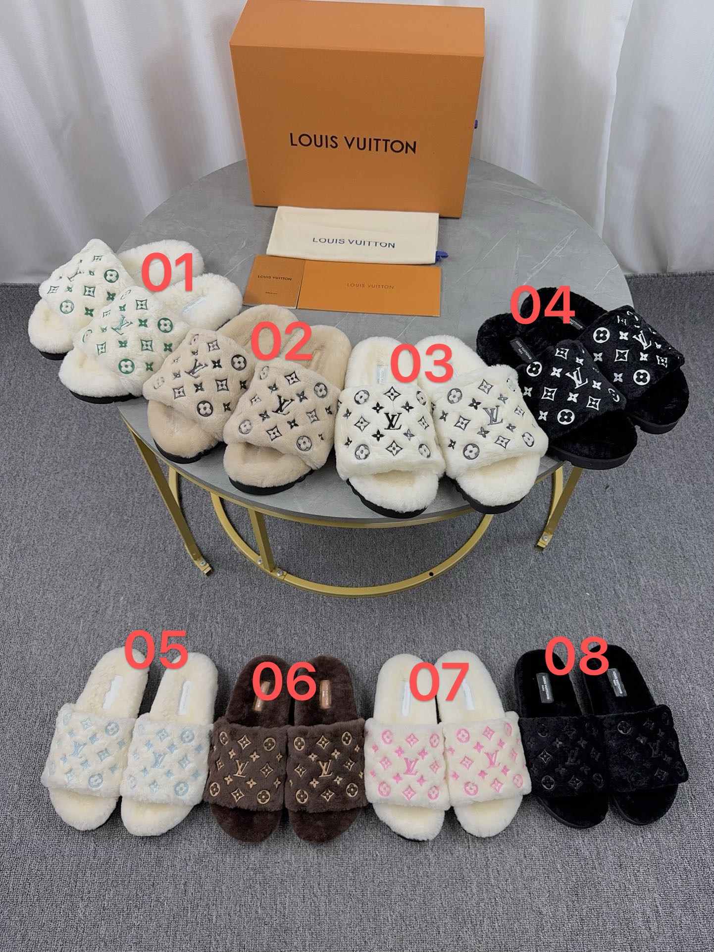 LV Cotton Slippers