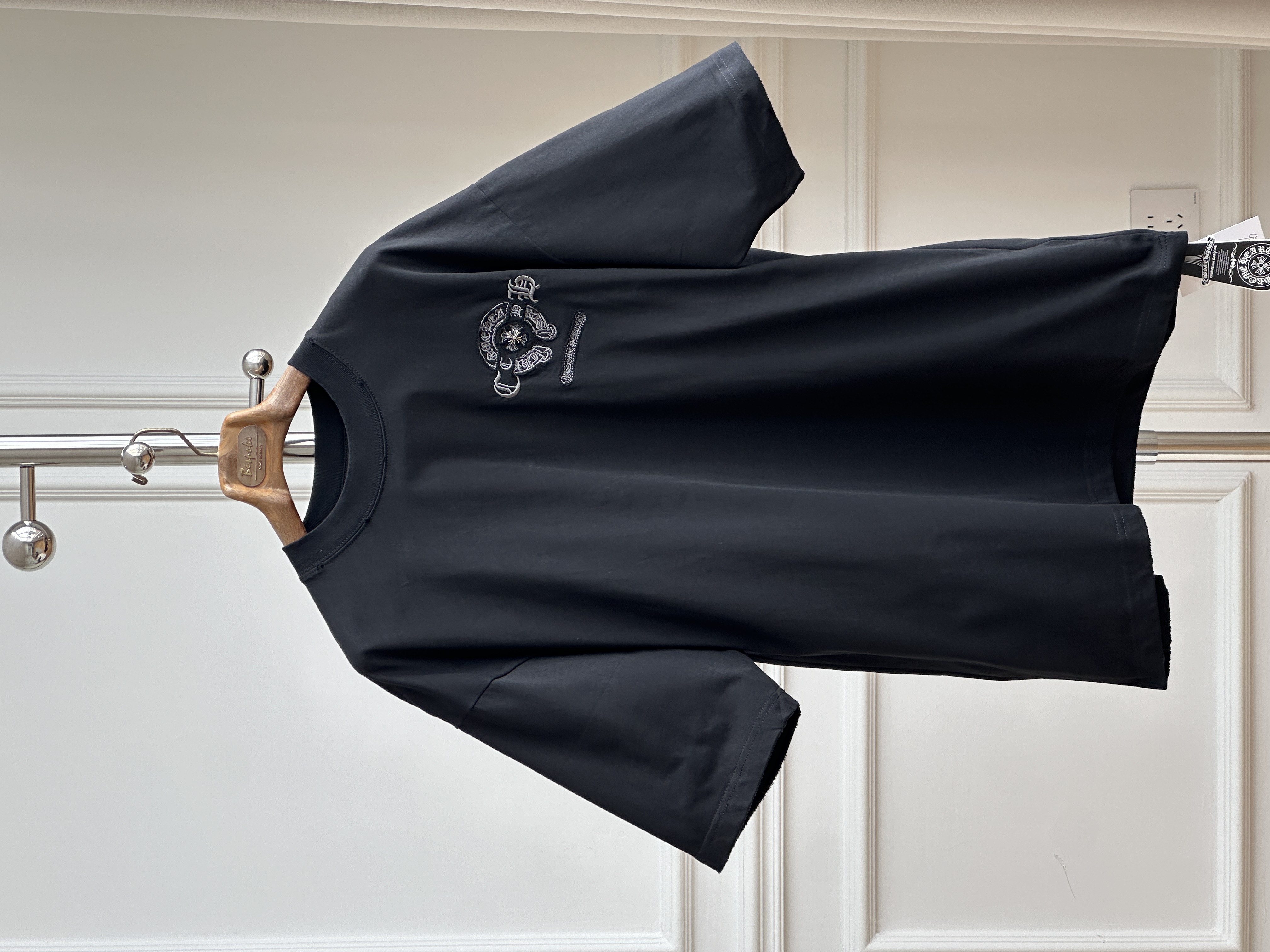 Chrome Hearts Horseshoe Logo Embroidered Oversized T-Shirt