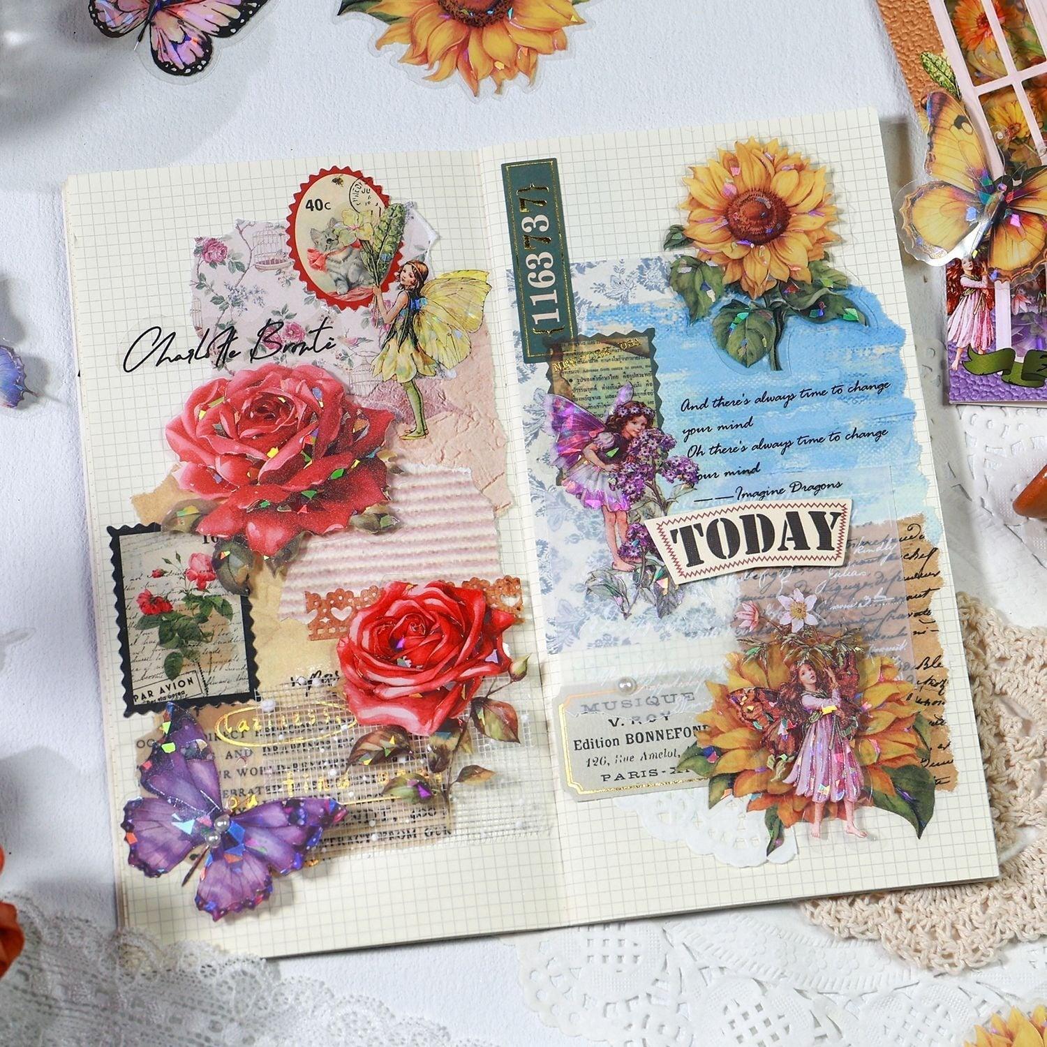 1118 Stickers Flower Fairy Garden Series