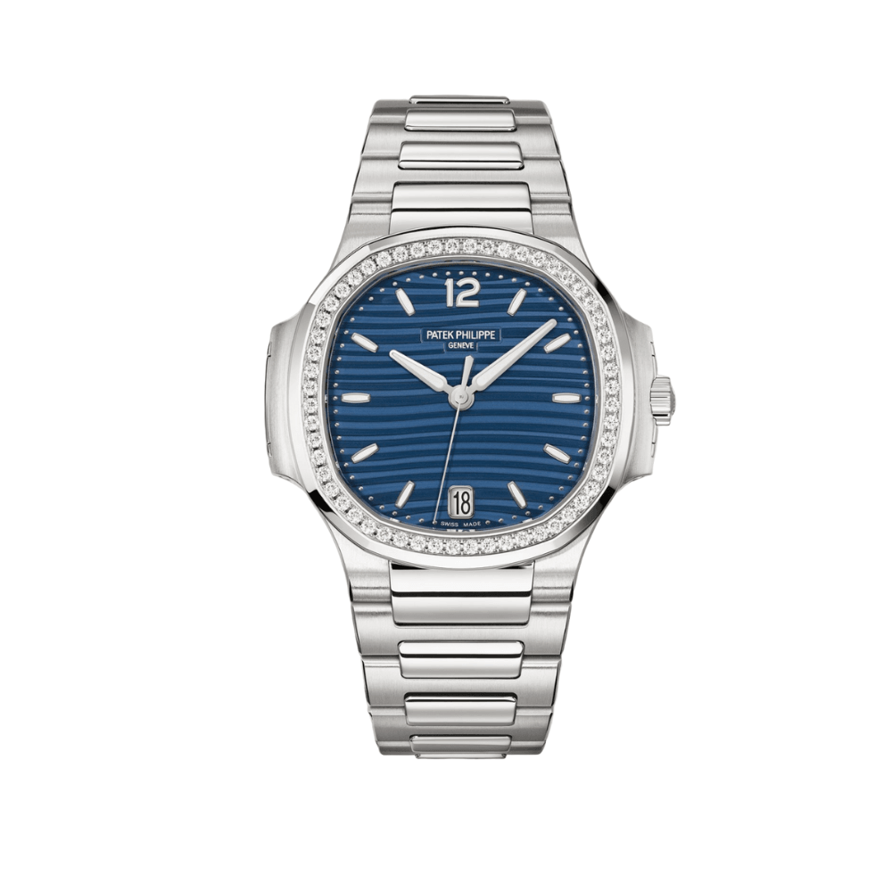 Patek Philippe Nautilus Ladies Blue Dial Diamond Bezel 7118/1200A-001【1:1 Replica】