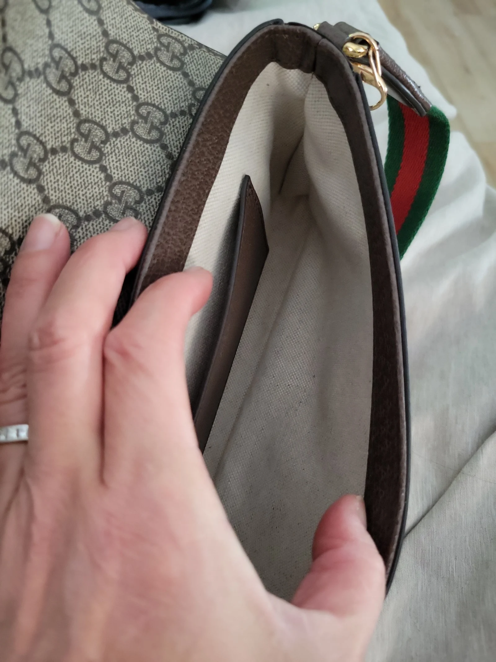 GUCCI OPHIDIA SMALL CROSSBODY BAG Like new BF7TT