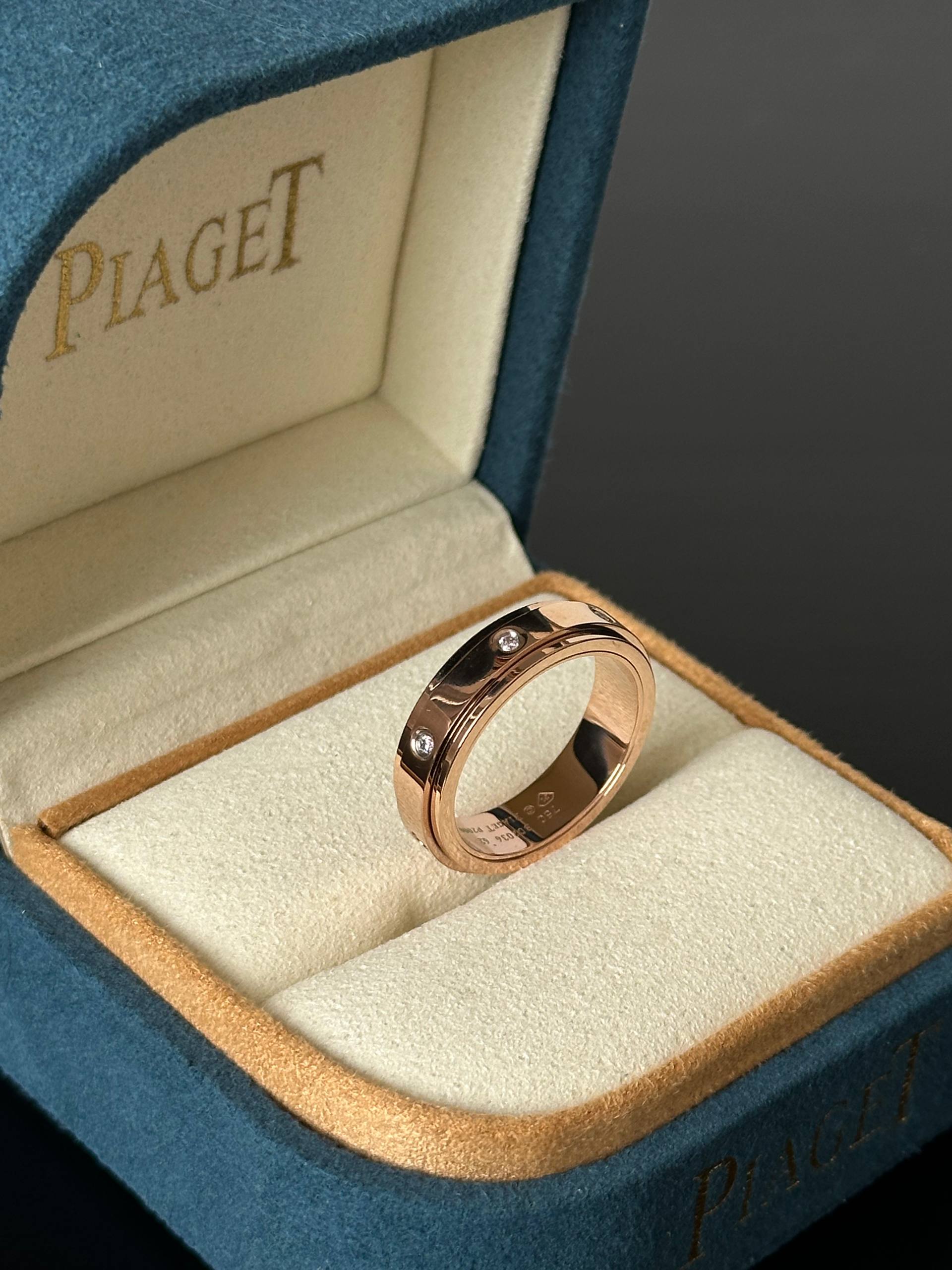 Piaget Possession Rose Gold Diamond Spinning Ring