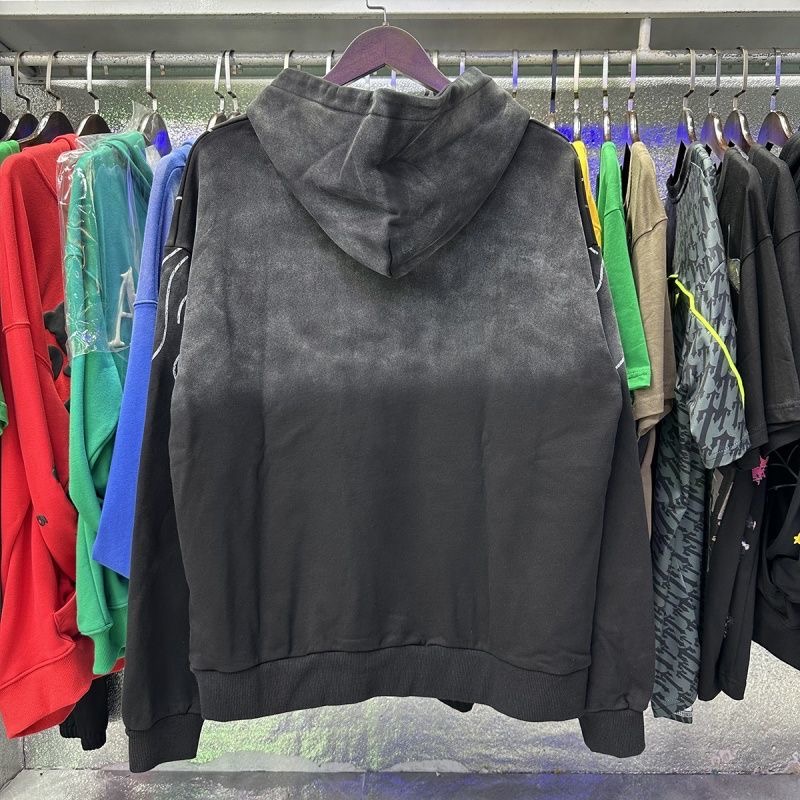 Vale Forever Street Retro Print Loose Hooded Sweatshirt