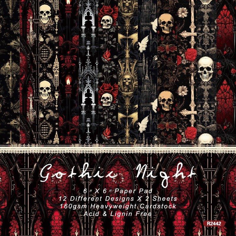 2183 Handbook Material Paper Card Making Background Paper 6″ Single Sided Patterns