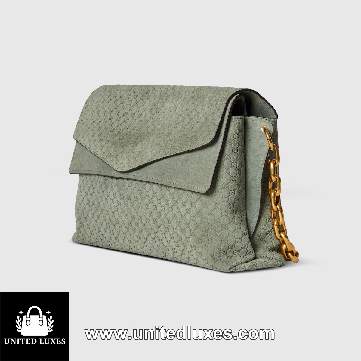 Replica Large shoulder bag with chain