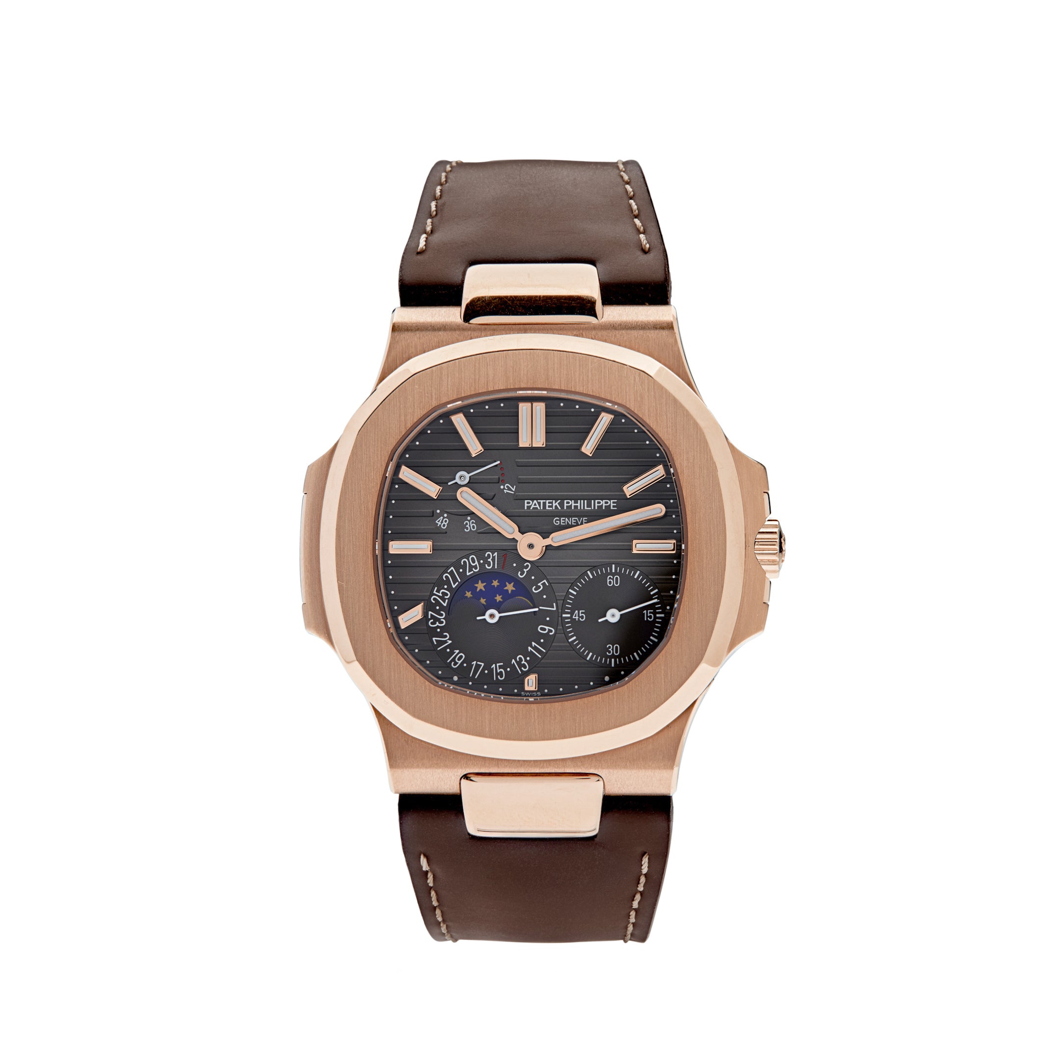 Patek Philippe Nautilus Moon Phase Rose Gold 5712R-001【1:1 Replica】