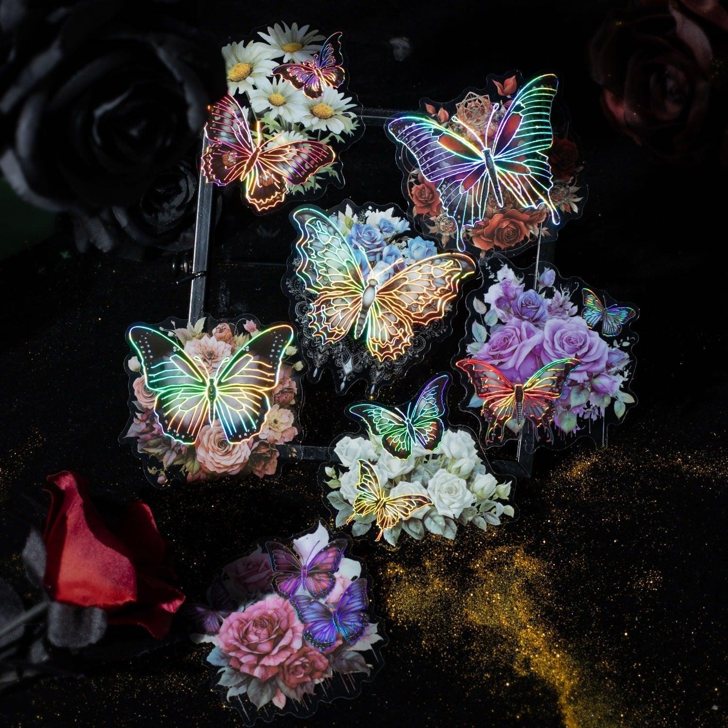 1098 Butterfly in the Dark series sticker packs