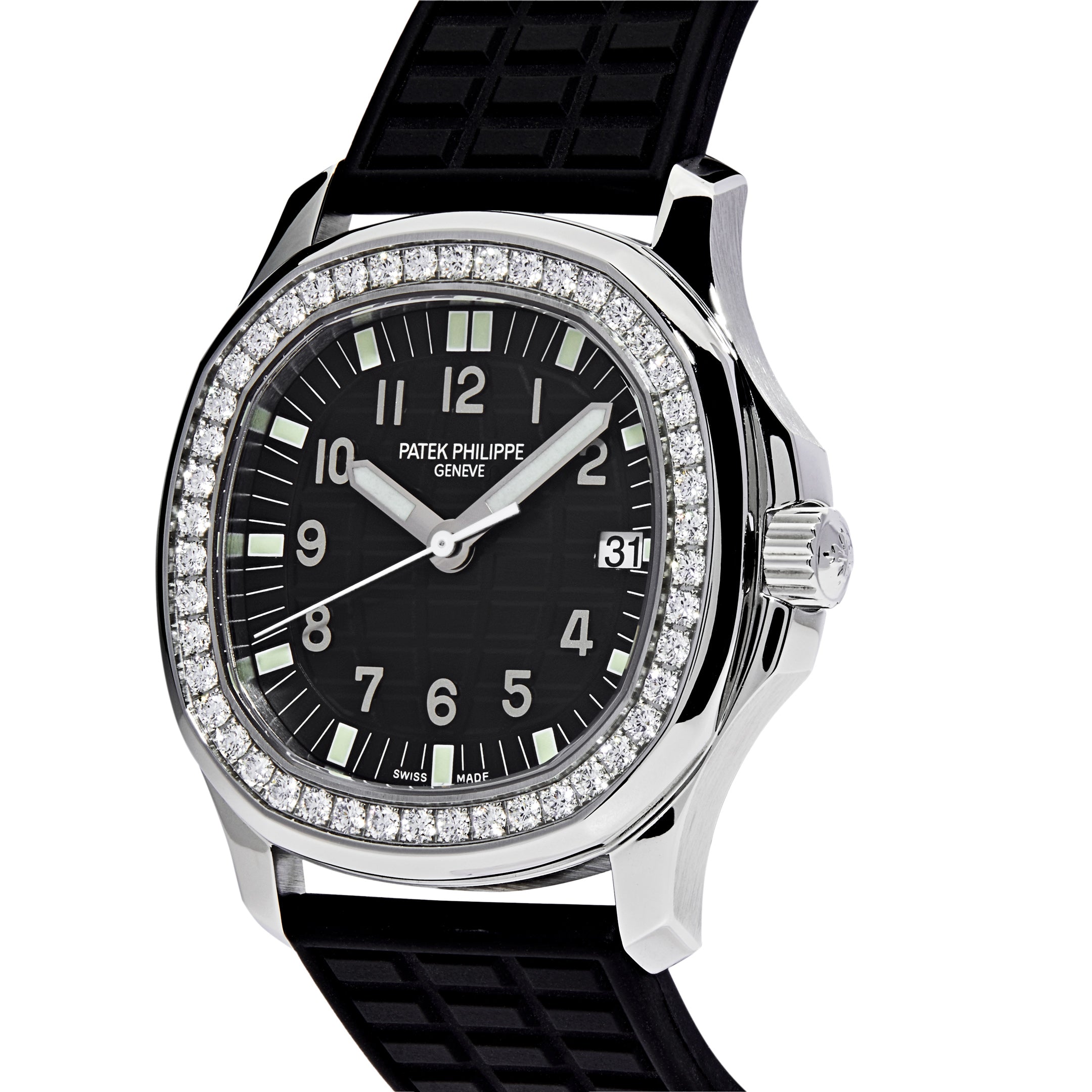 Patek Philippe Aquanaut Steel Black Dial Diamond Bezel 5067A-001【1:1 Replica】
