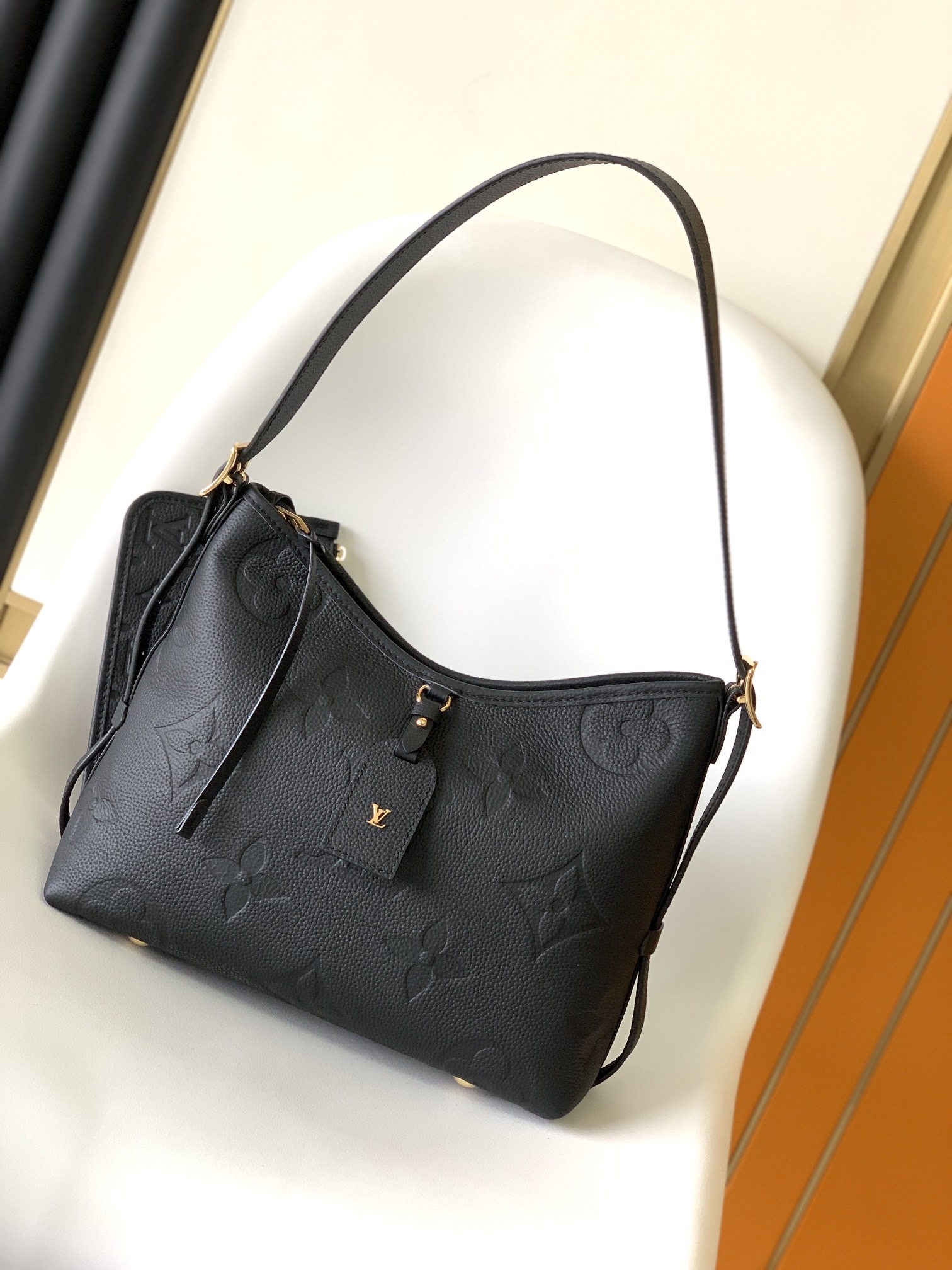 LV CarryAll PM Monogram Empreinte Leather Women Handbag 10A Mirror Version