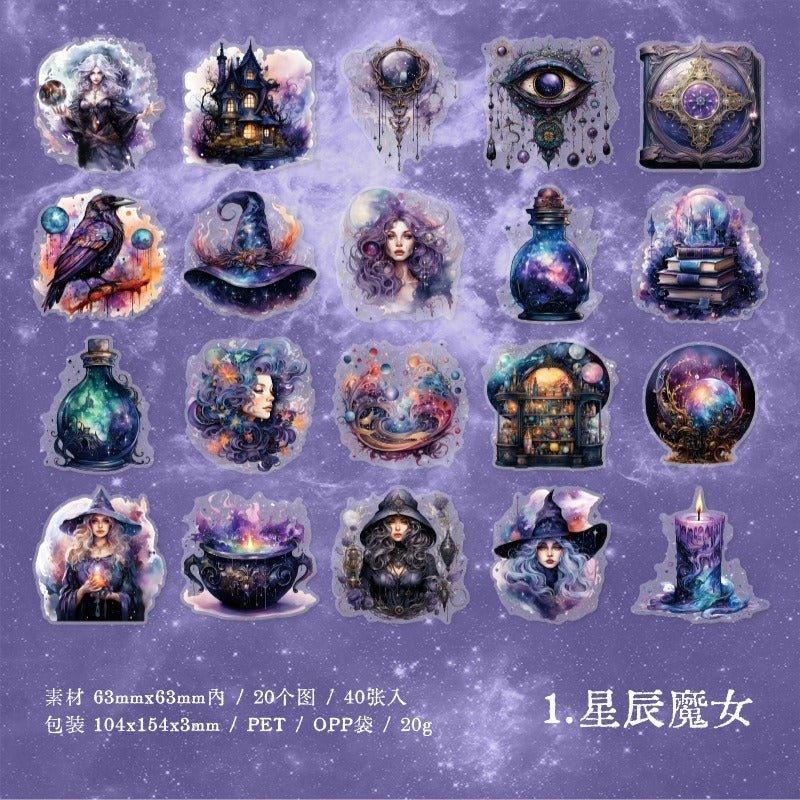 1112 Pet Sticker Pack Magic Fantasy Series