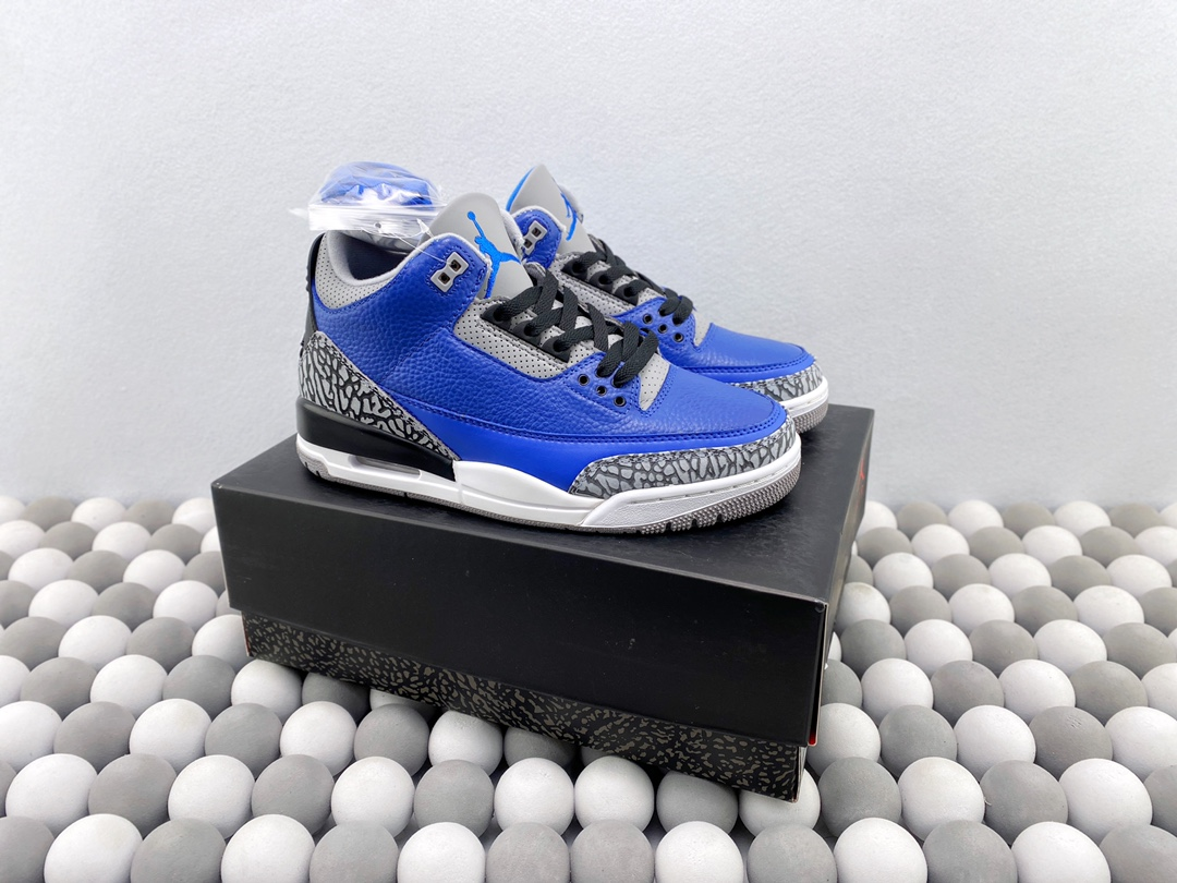 2024 Air Jordan 3 Retro Blue Grey Color