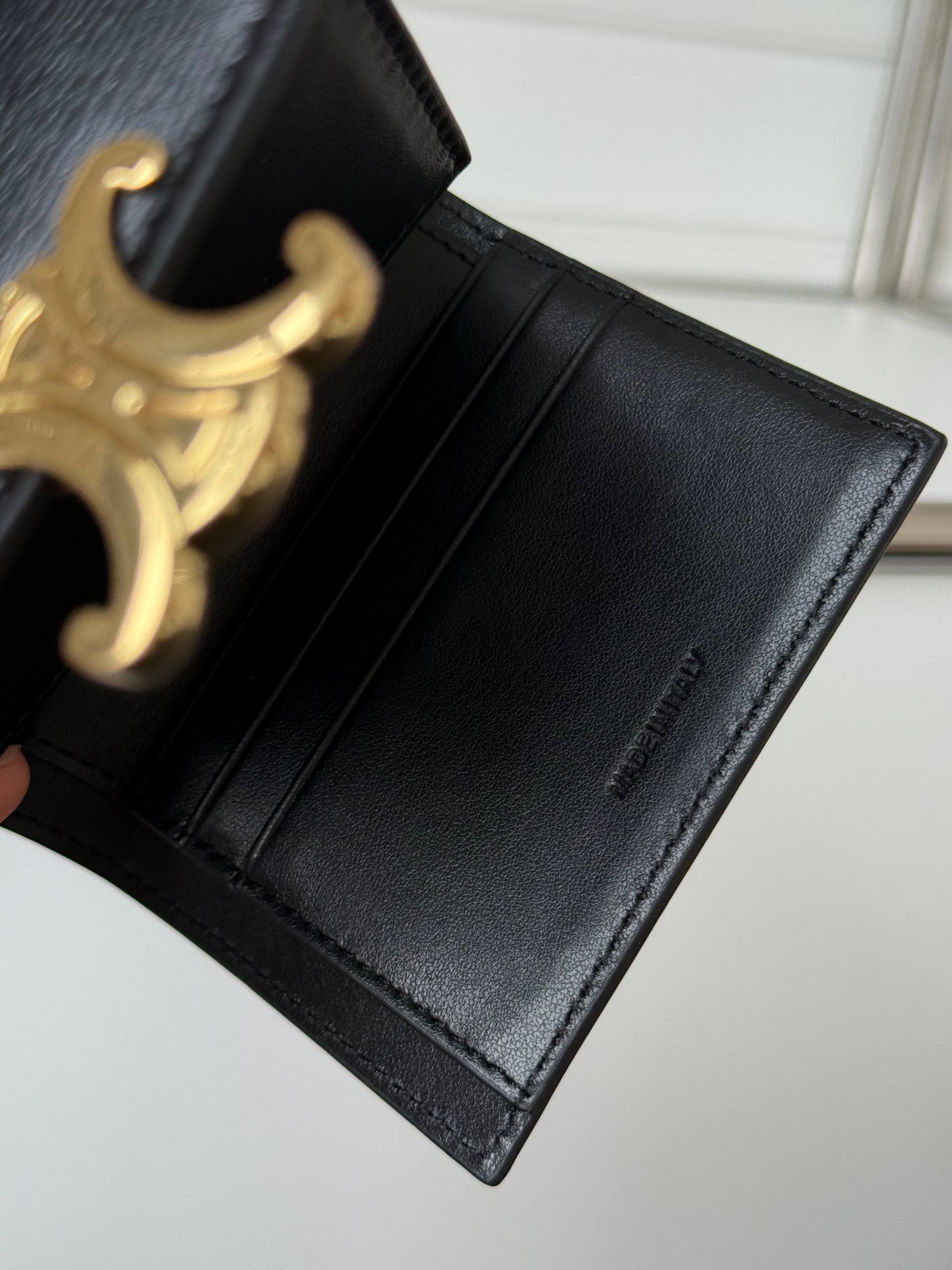 Celine Triomphe Compact Wallet