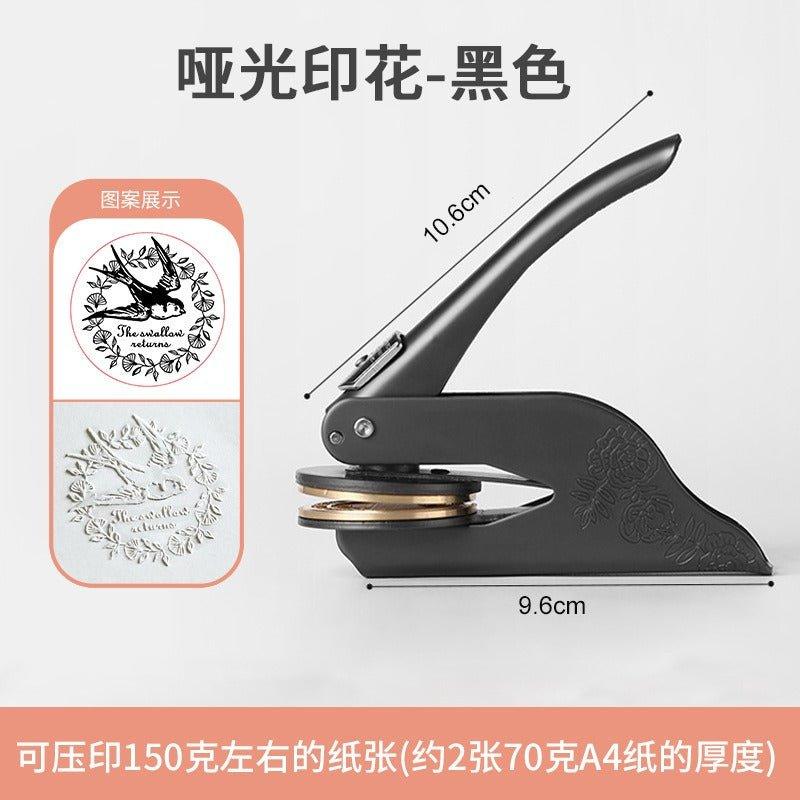 8002 Hand Vise Steel Stamp Embosser