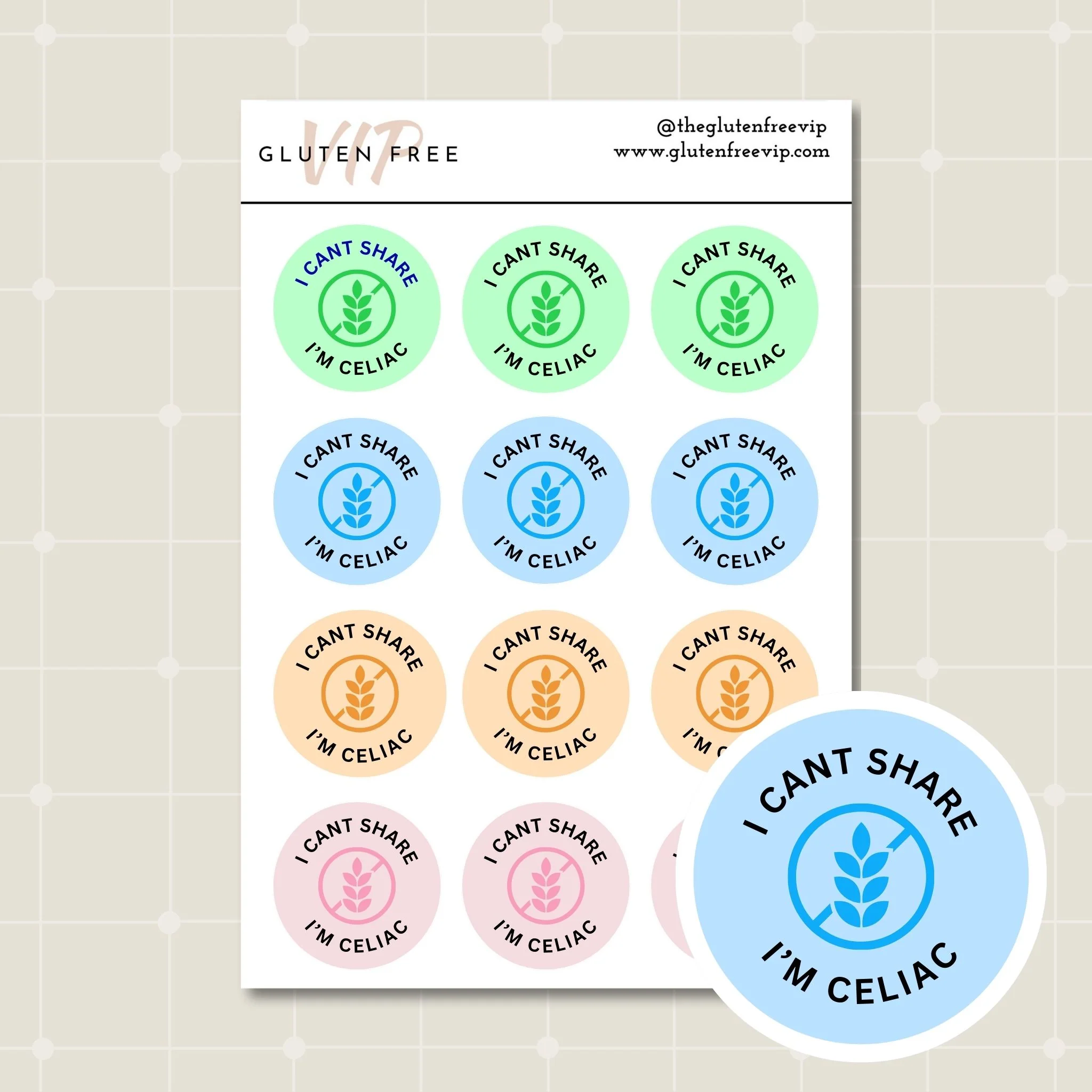 Everyday Celiac Labels