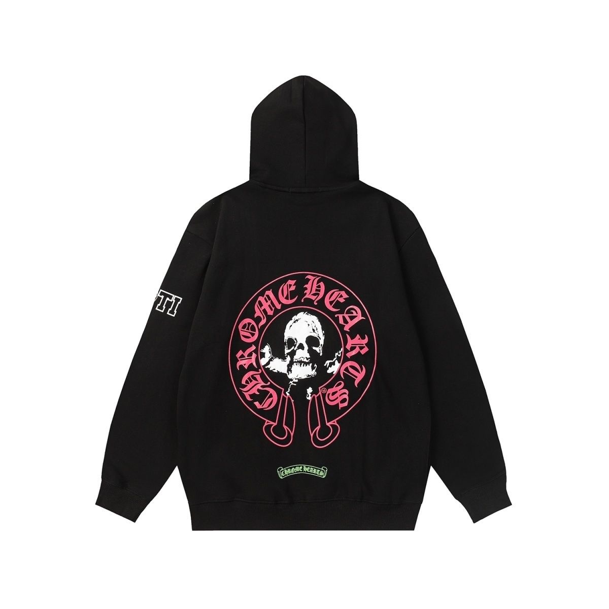 CH Black Skull Hoodie Black