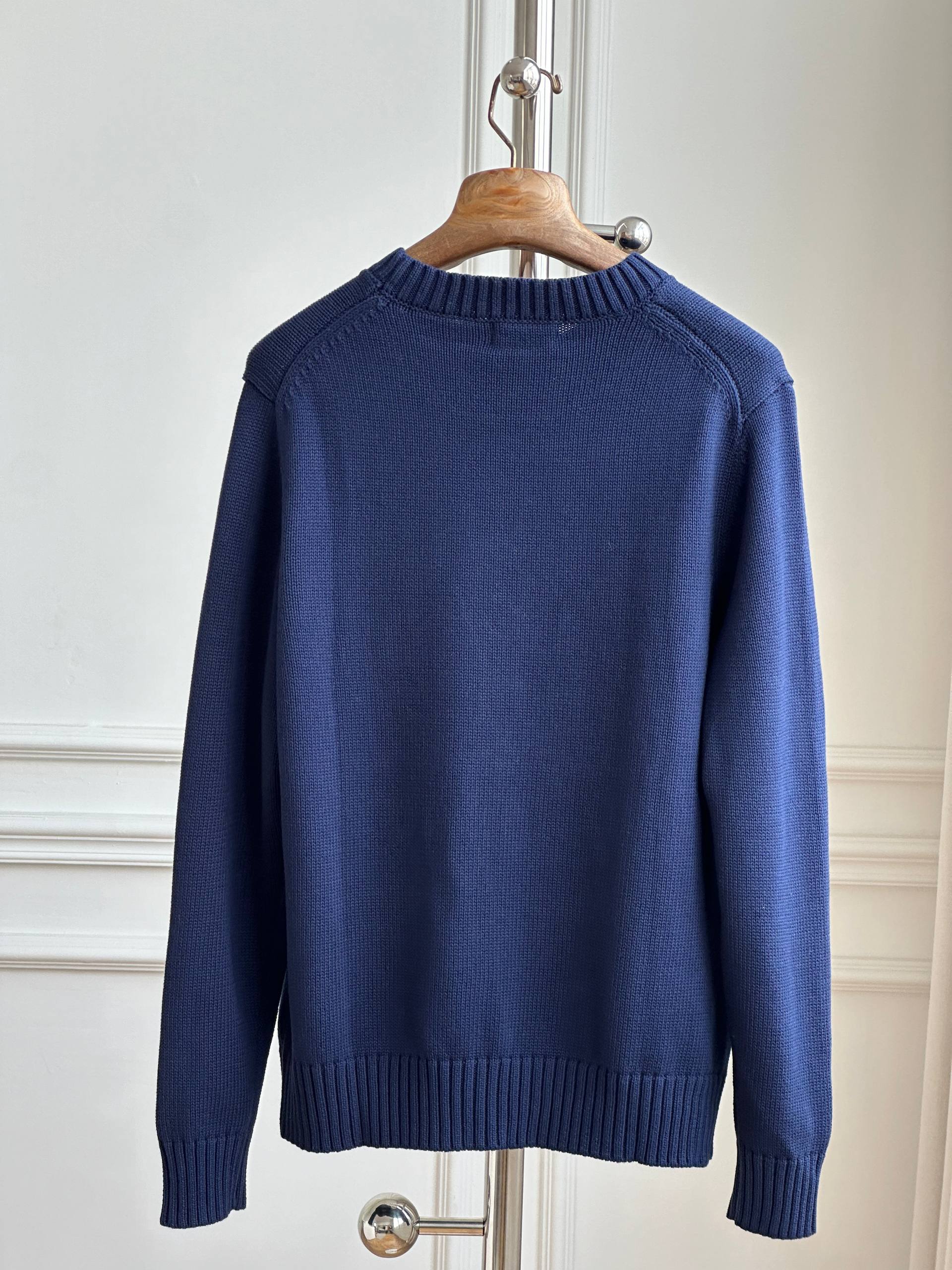 Ralph Lauren Navy Polo Bear Sweater