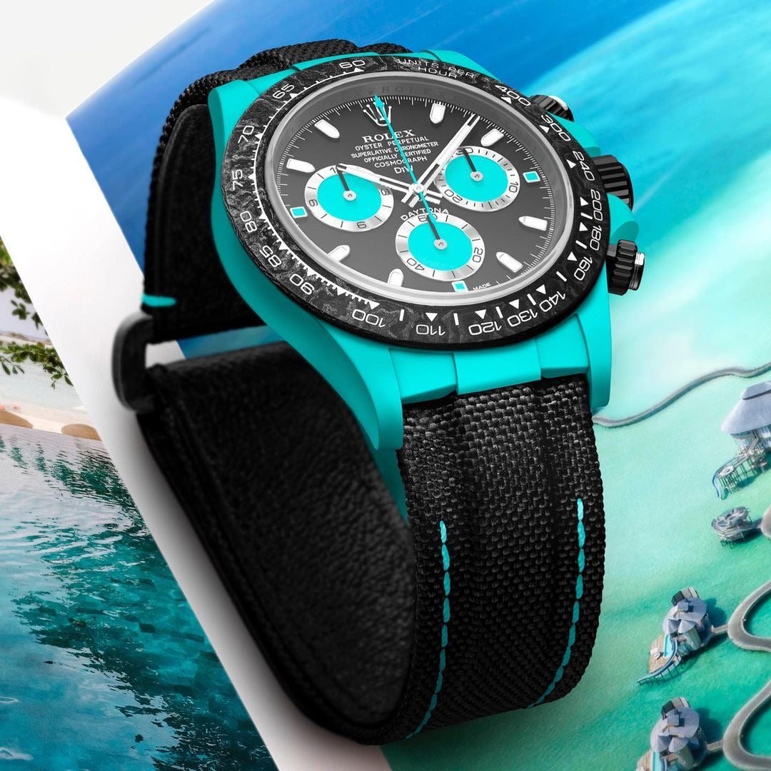 DiW Rolex Daytona CELESTE In Quartz Fiber【1:1 Replica】