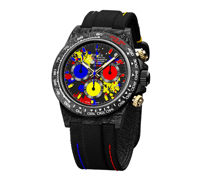 ROLEX Diw Daytona motley 3d series 40mm oyster black【1:1 Replica】