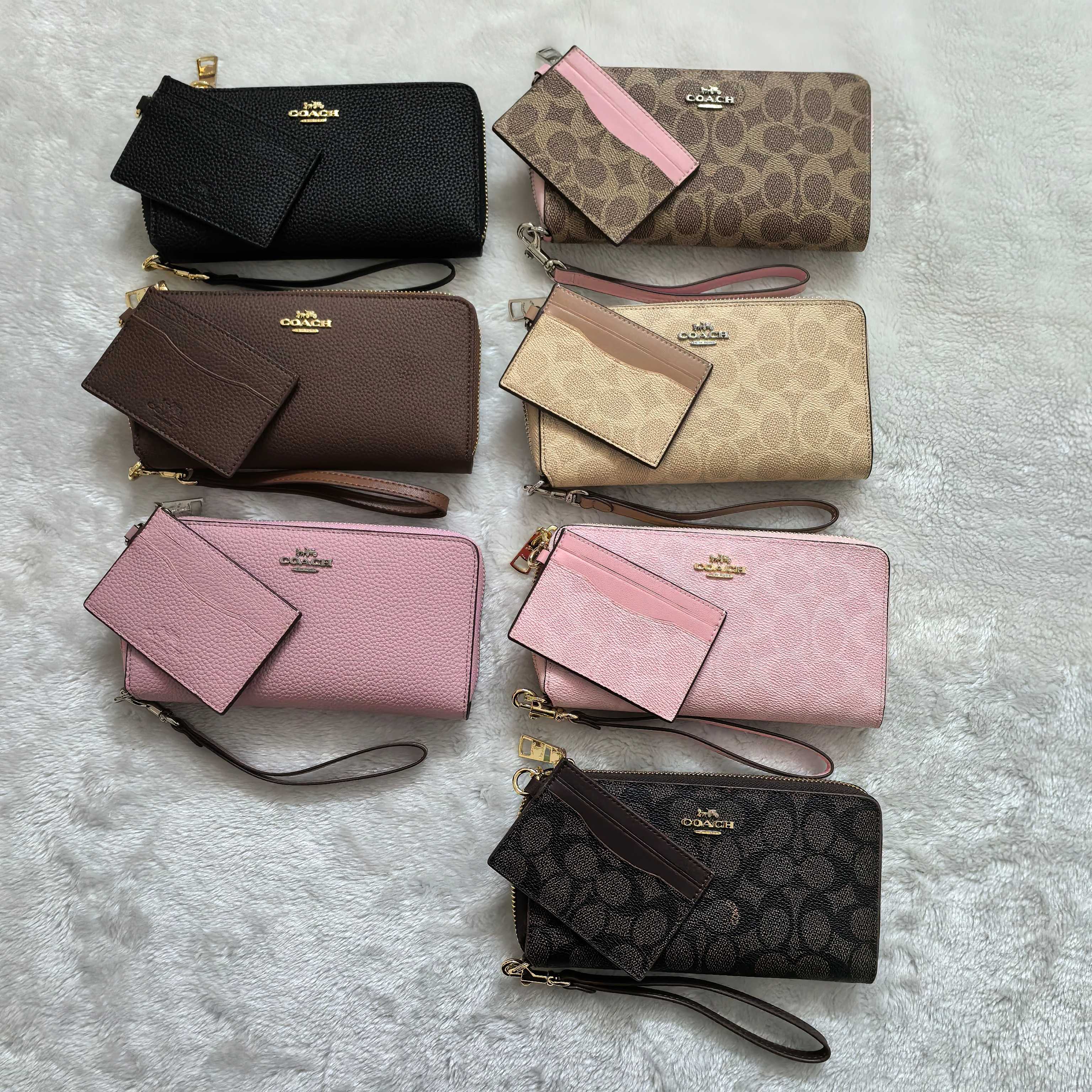 Women Handbag CBZ98 CBZ99 Long Zip Around Wallet With Detachable Card Case