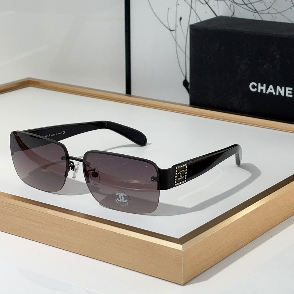 Chanel  Half frame Sunglasses Top quality