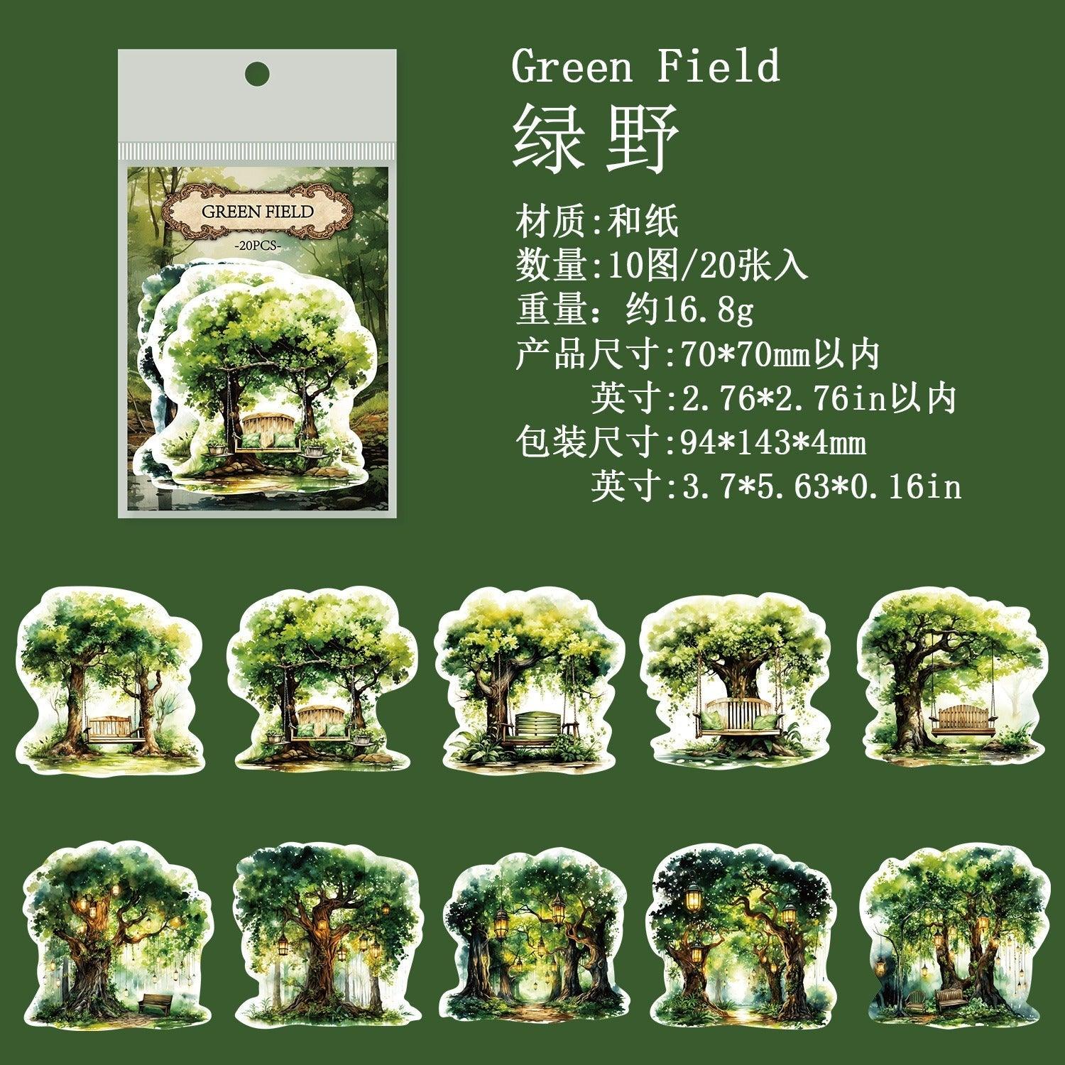 1032 Paper Stickers Jungle Wizard Series