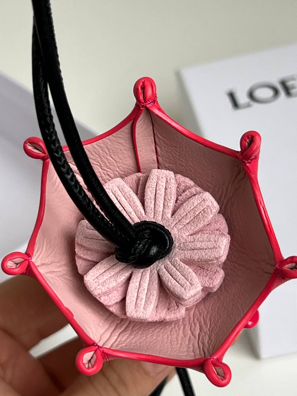 LOEWE Flying Bat Leather Bag Charm