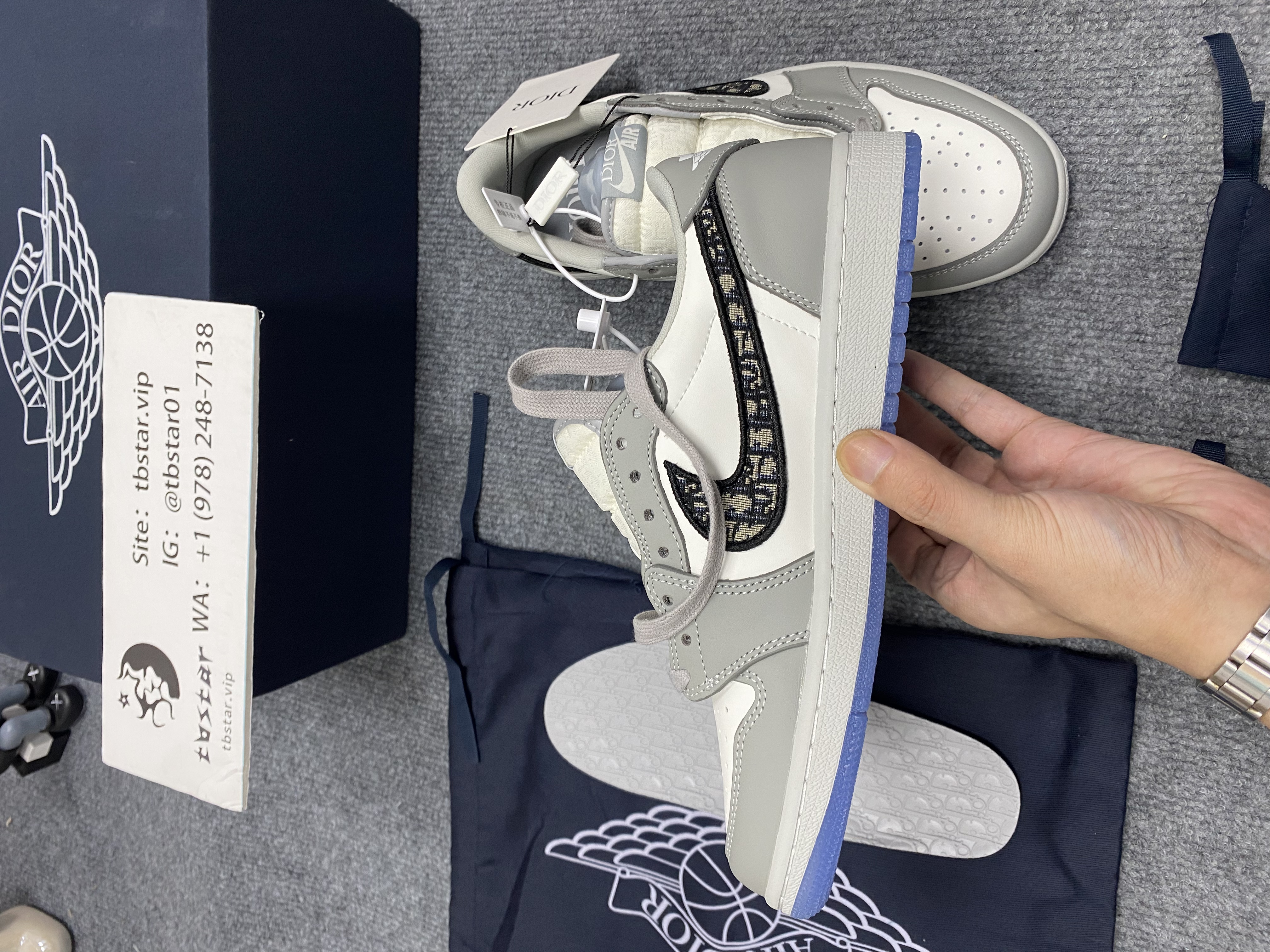 Dior & Air Jordan 1 Sneaker