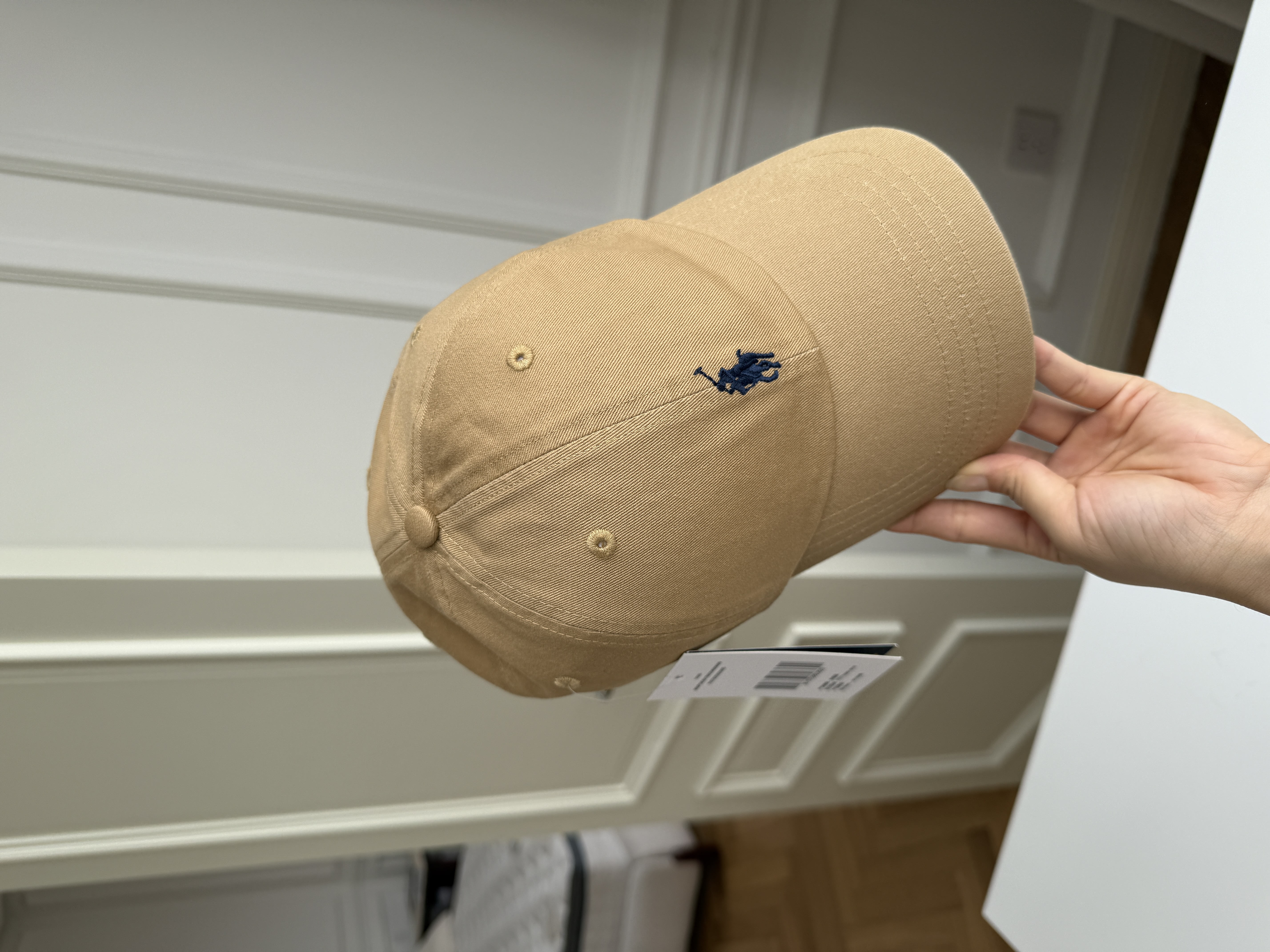 Ralph Lauren Pony Embroidery Washed Cotton Soft Top Baseball Cap