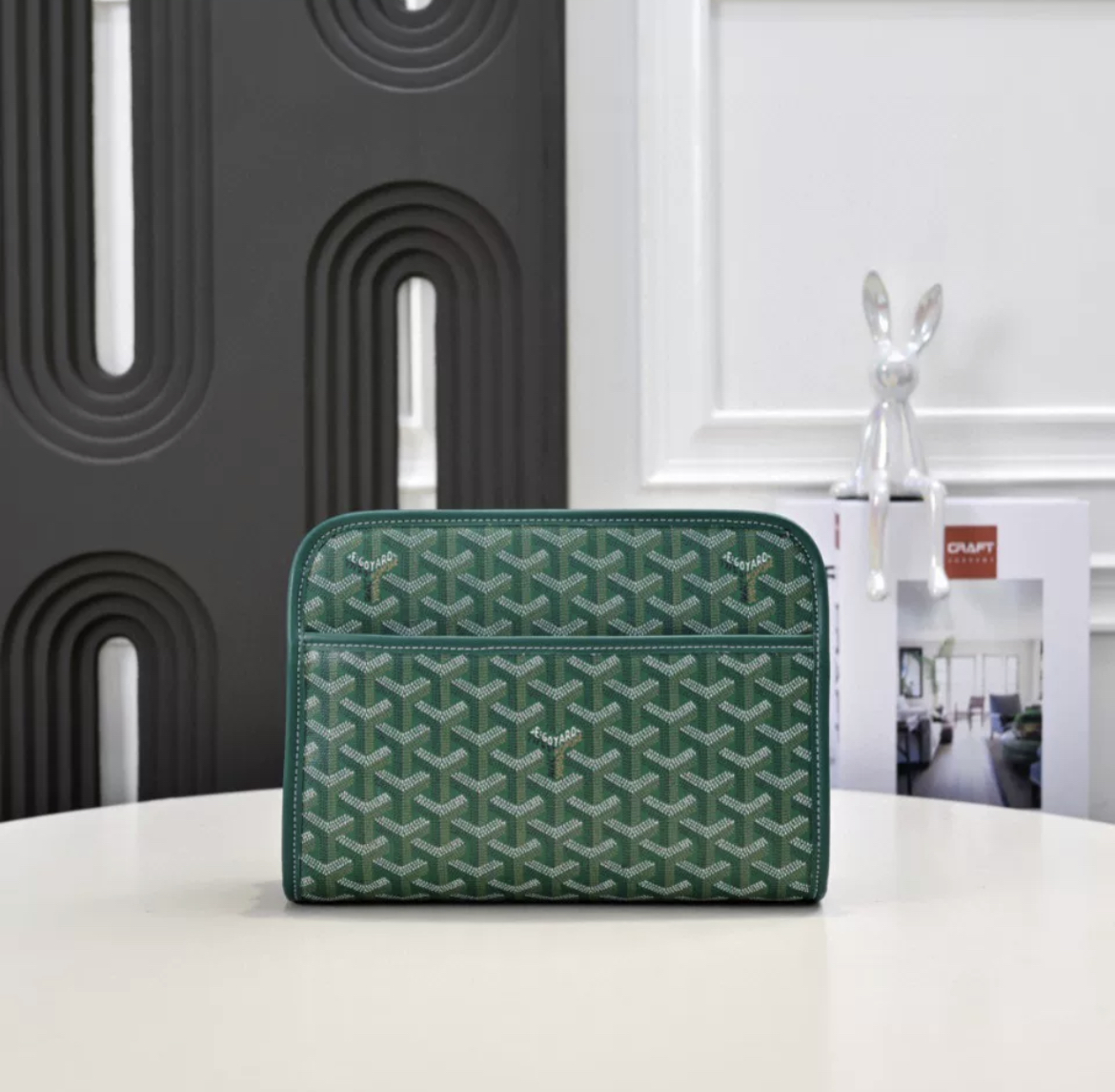 Goyard Messenger Bag Green Color