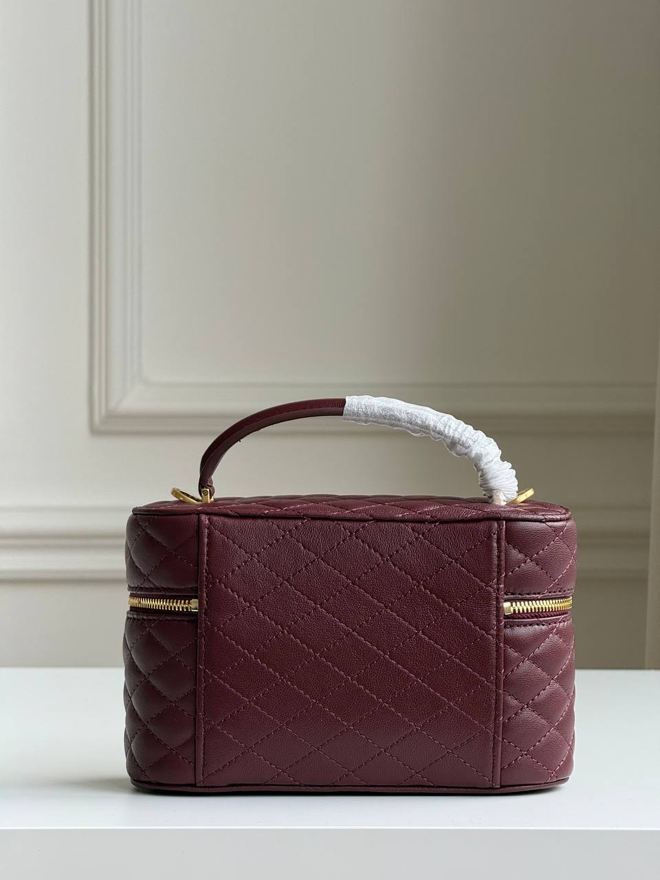SAINT LAURENT GABY Quilted Leather Vanity Bag