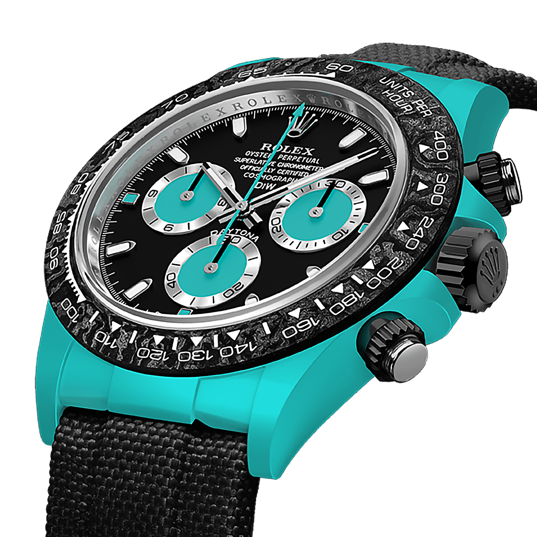 DiW Rolex Daytona CELESTE In Quartz Fiber【1:1 Replica】