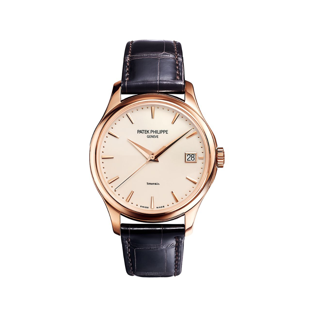 Patek Philippe Calatrava Date Tiffany & Co. Rose Gold 5227R-001【1:1 Replica】