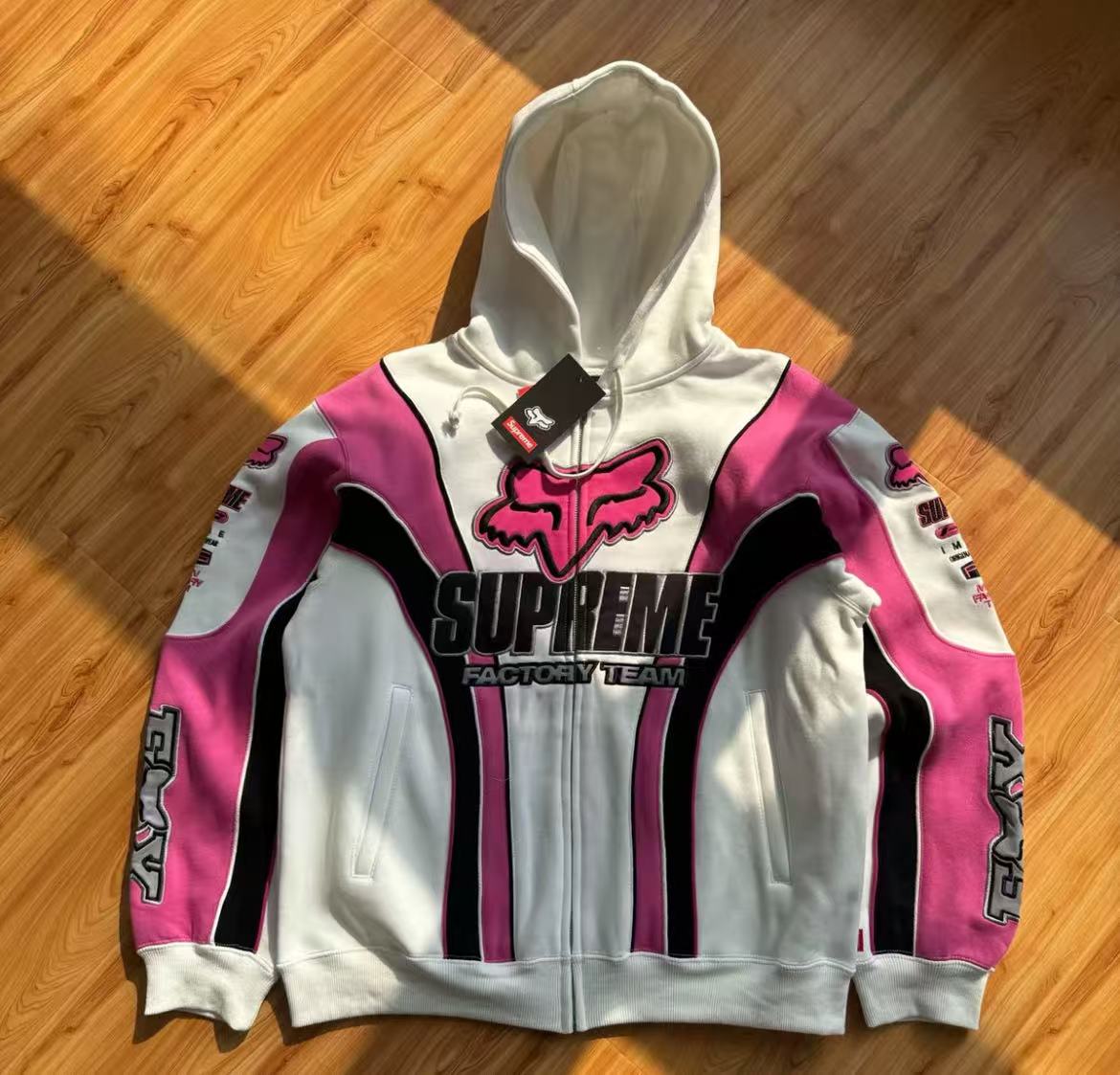 Supreme Fox Racing Full Zip Hooded Jacket