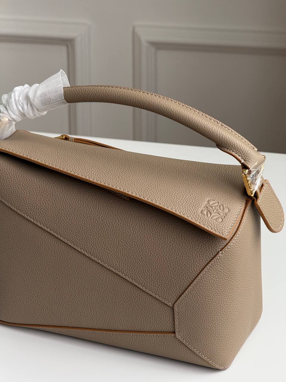 LOEWE Puzzle Edge Small/Medium Soft Grained Calfskin Bag