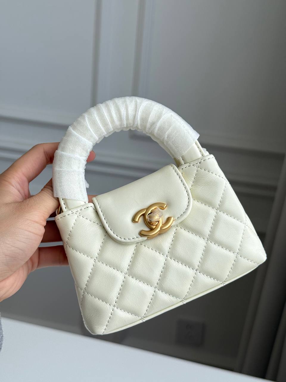 Chanel Vintage Mini Kelly Top Handle Bag