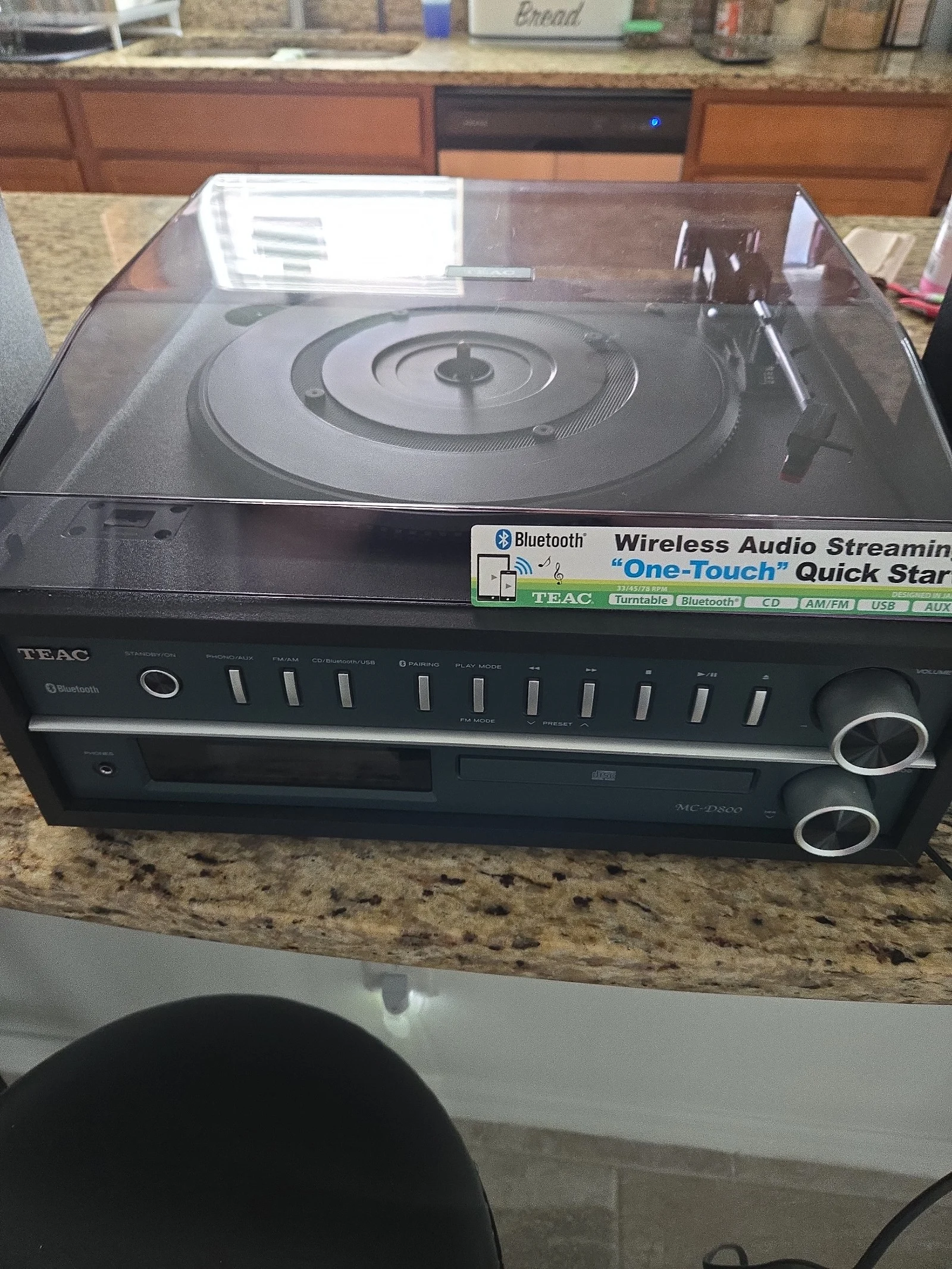 TEAC all in one system bluetooth,vinyl and CD LV84Q