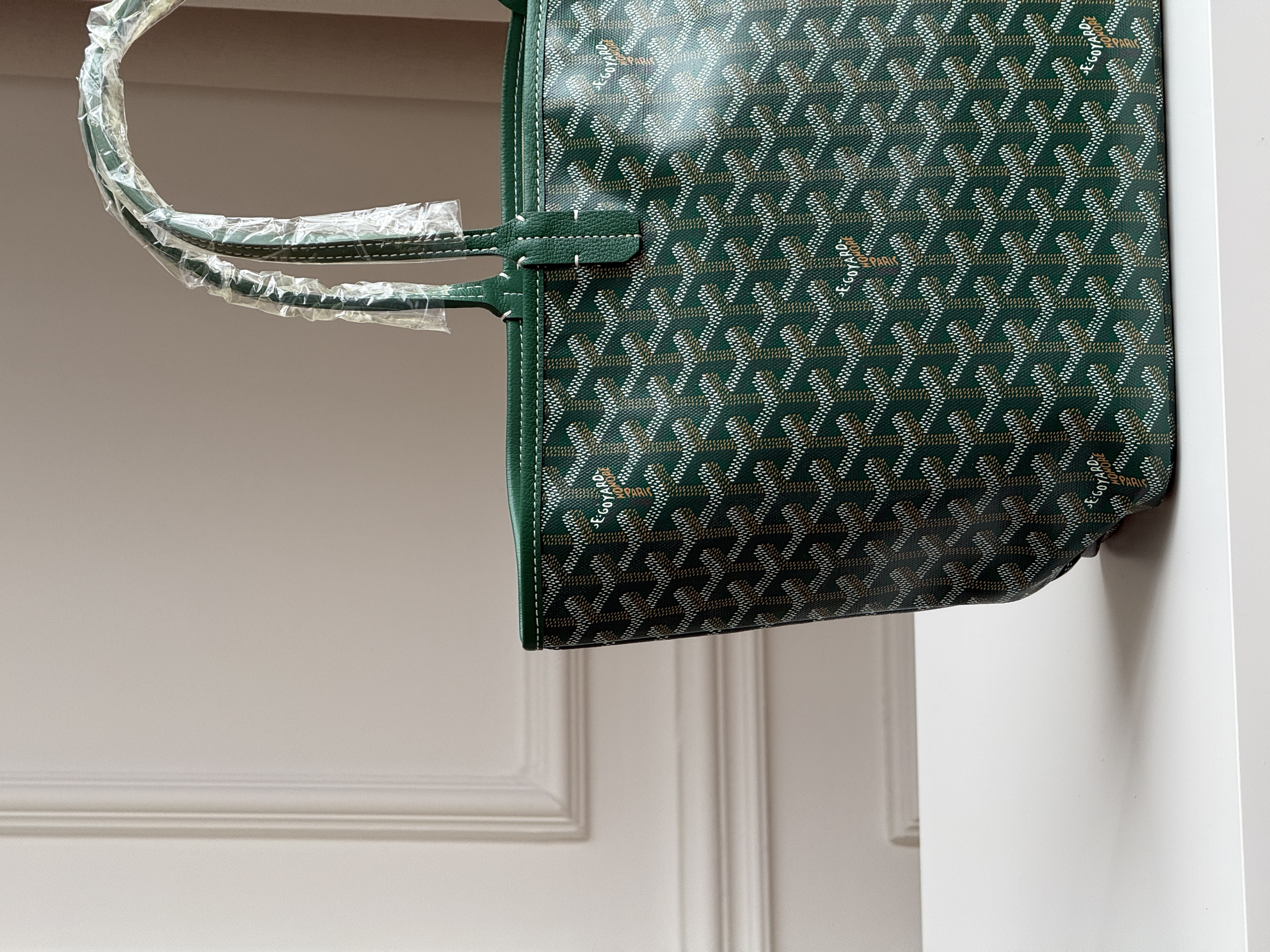 Goyard Chien-Gris Pet Tote Bag (Green)