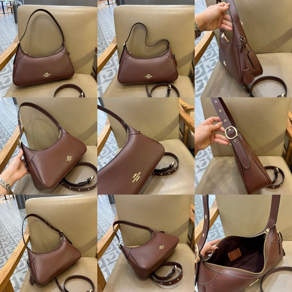 Women Handbag CDV35 CDV36 CDV37 CDY38 Ella Small Shoulder Bag In Signature Chenille