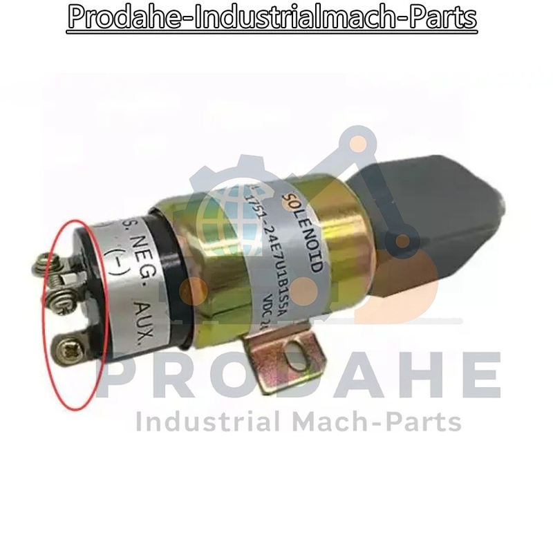 Stop Solenoid Valve 24V Fuel Pump Shutoff Valve Solenoid 3864274 For Machinery Parts