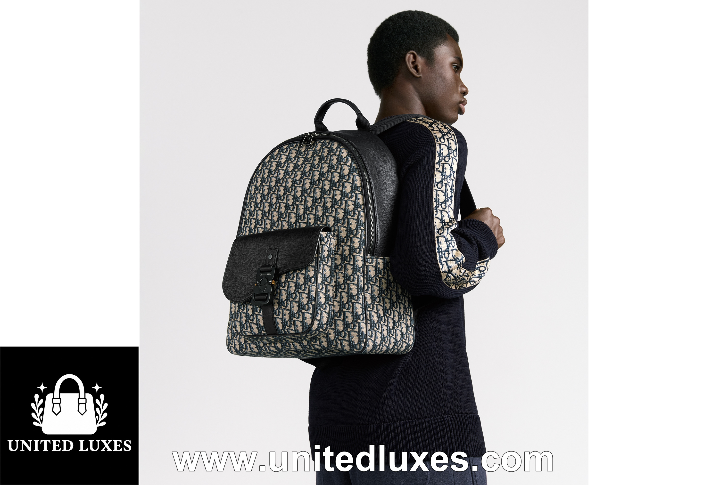 Replica Saddle Zip Backpack