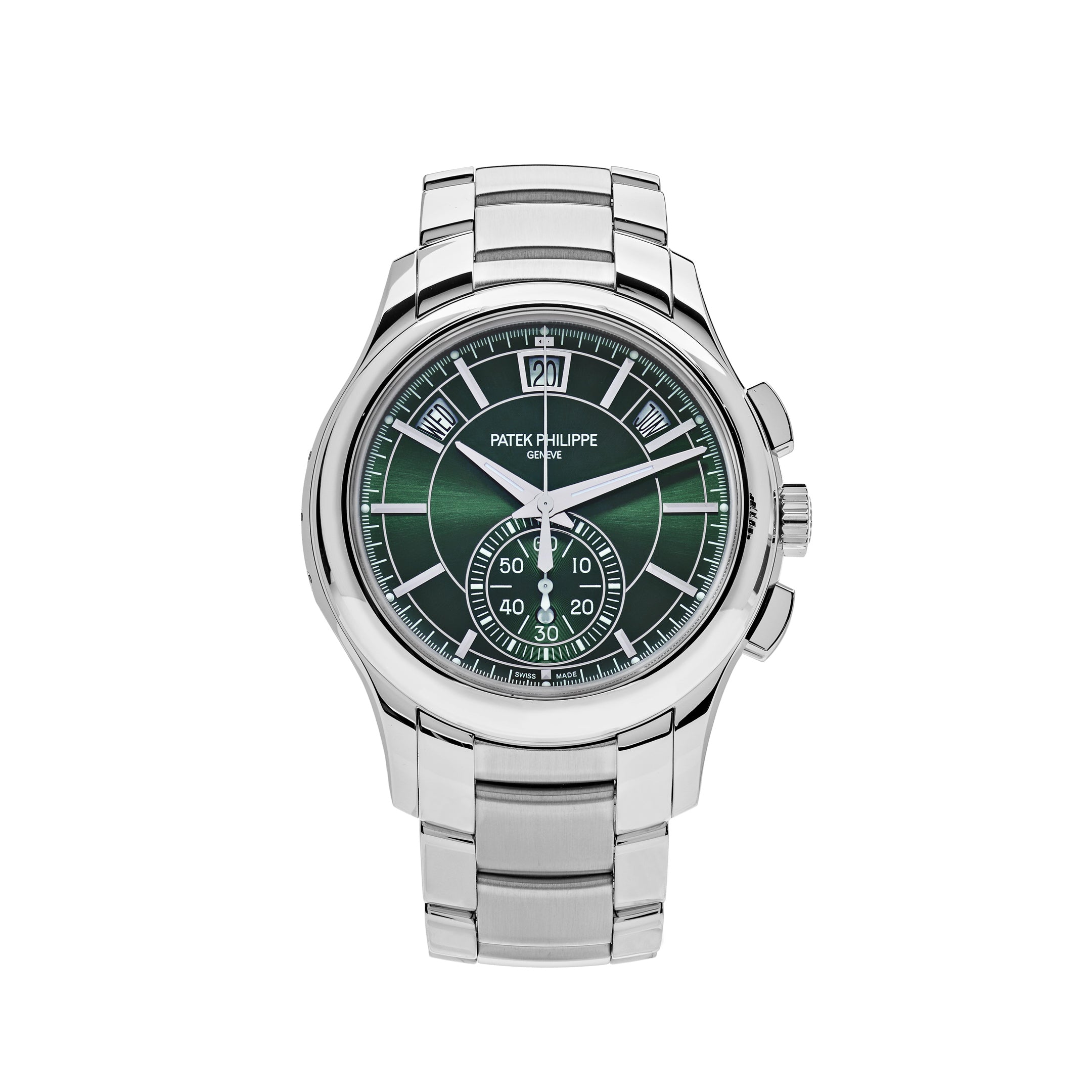 Patek Philippe Flyback Chronograph Annual Calendar Stainless Steel 5905/1A-001【1:1 Replica】