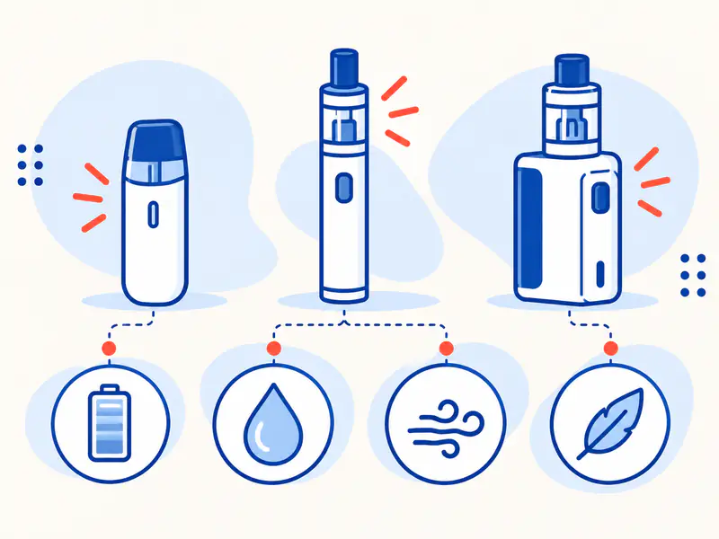 How to Choose a Disposable Vape in 2026: A Practical Feature-by-Feature Guide — OZ illustrated guide cover