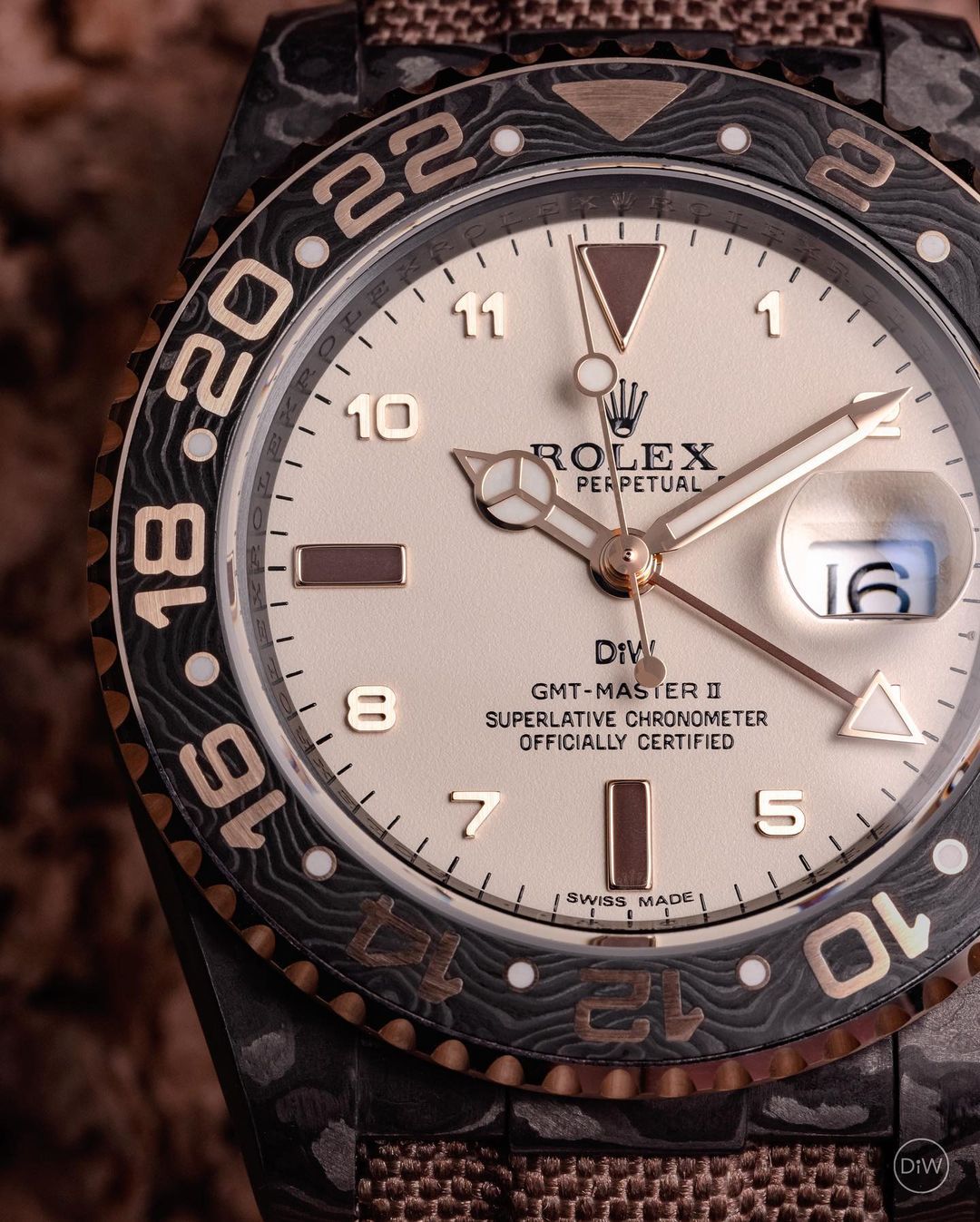 NTPT Carbon DiW Rolex GMT MASTER 2 