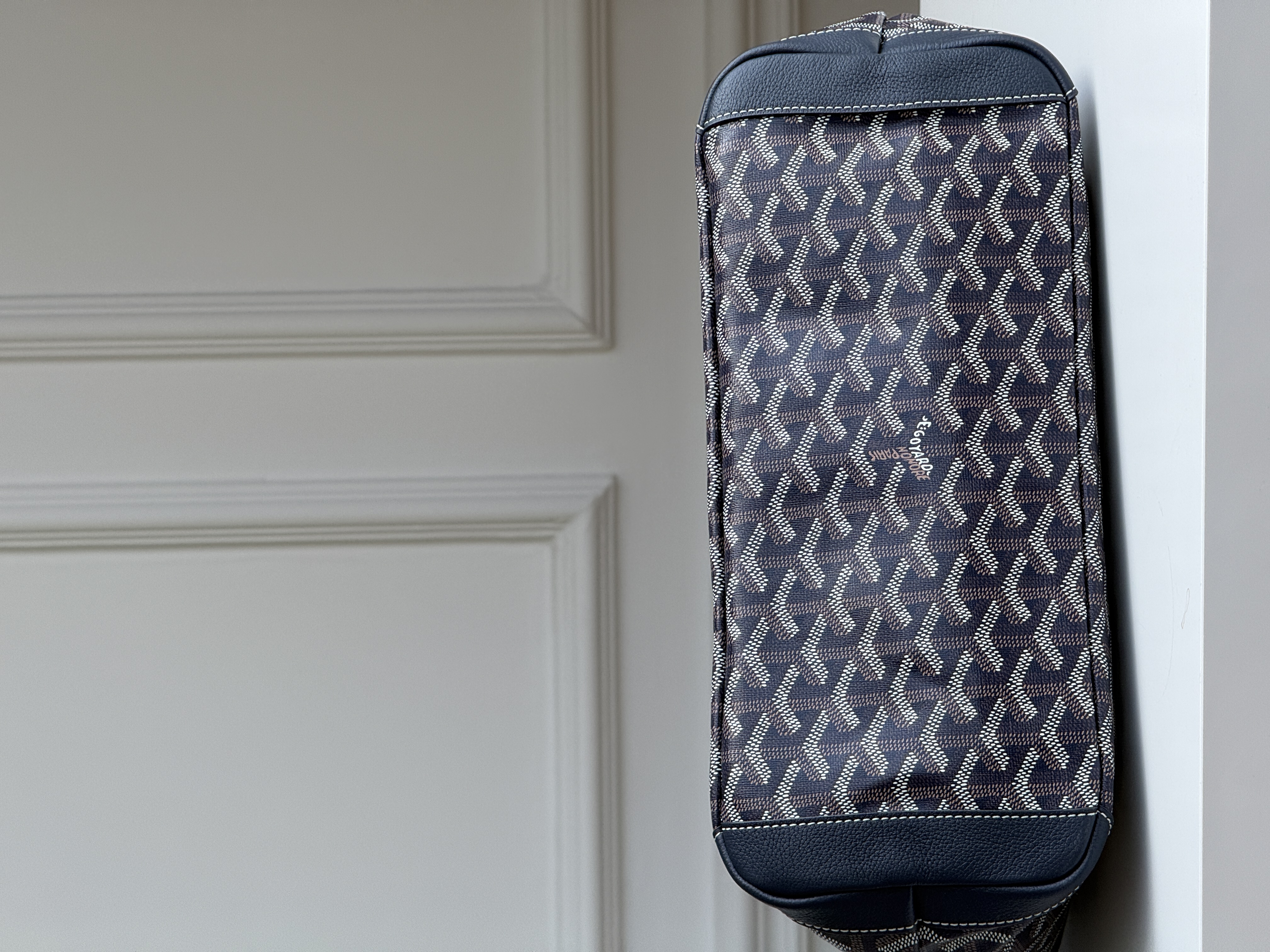 Goyard Saint Louis Navy Tote Bag