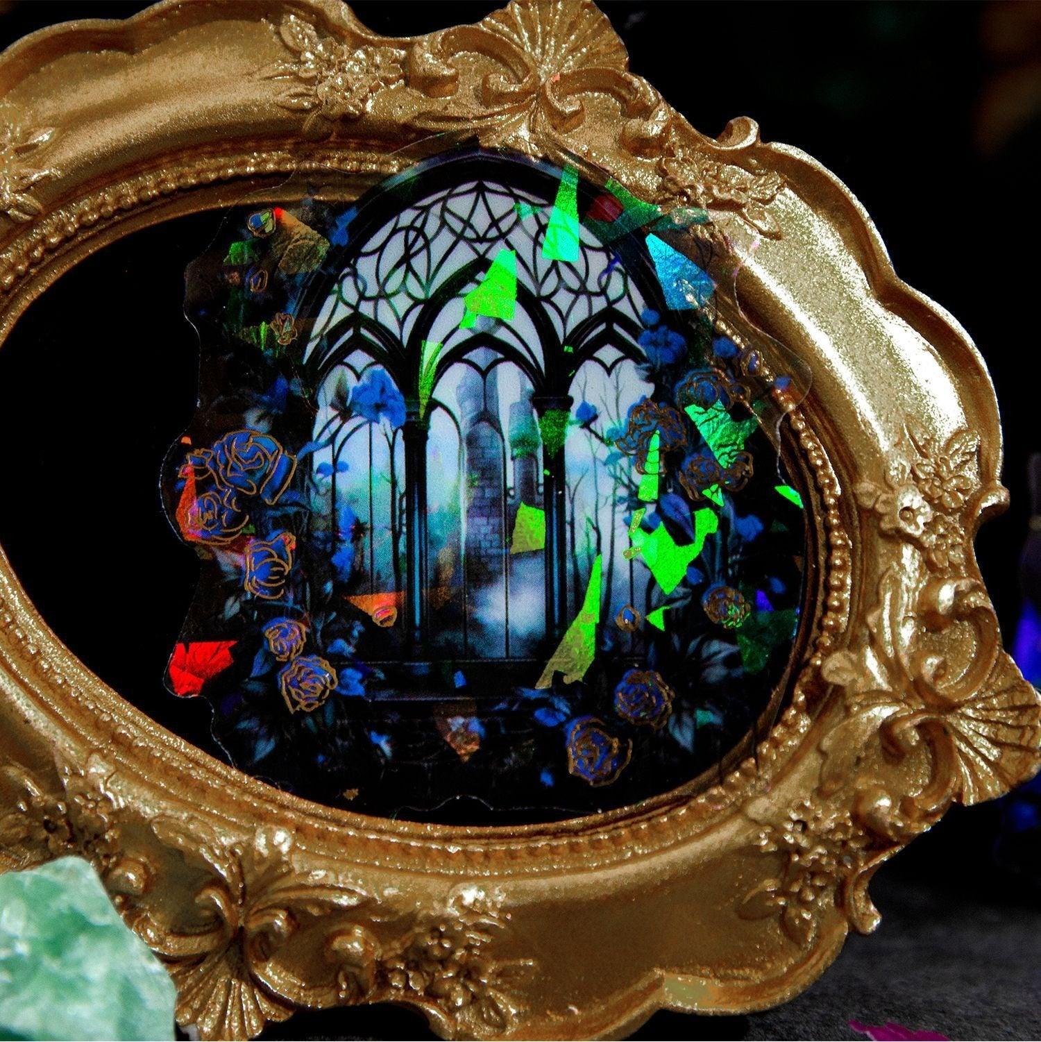 1054 PET Stickers Rose of the Night Series